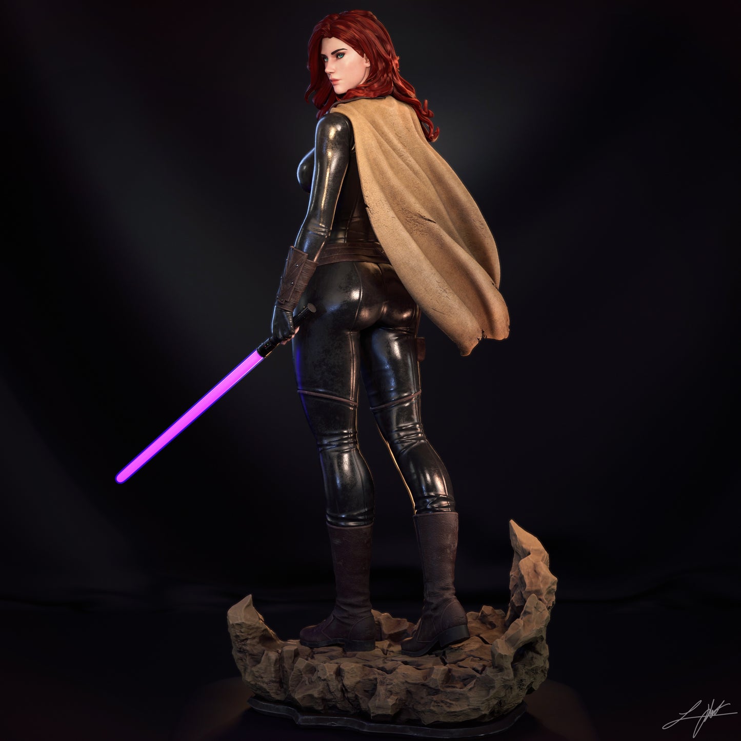 Mara Jade - Unassembled and Unpainted Garage Kit- Model Designed by Abe3d/Ramses