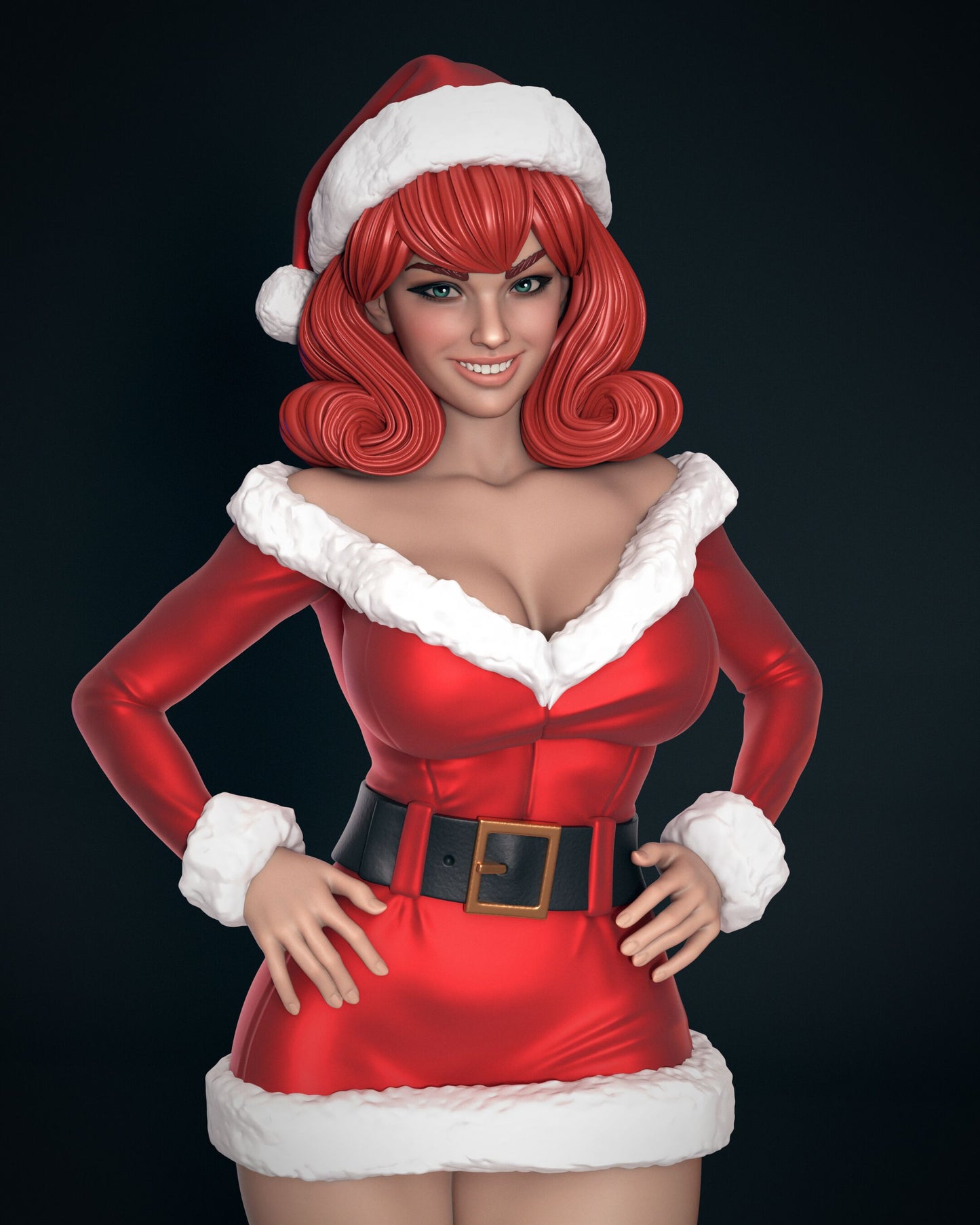 Christmas MJ - Unassembled and Unpainted Garage Kit - Model Designed by Abe3D/Jungles