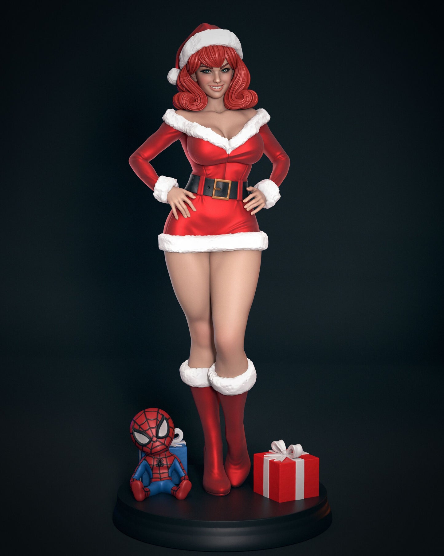 Christmas MJ - Unassembled and Unpainted Garage Kit - Model Designed by Abe3D/Jungles
