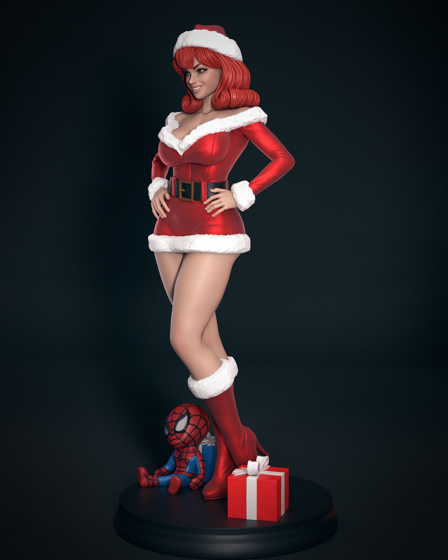 Christmas MJ - Unassembled and Unpainted Garage Kit - Model Designed by Abe3D/Jungles