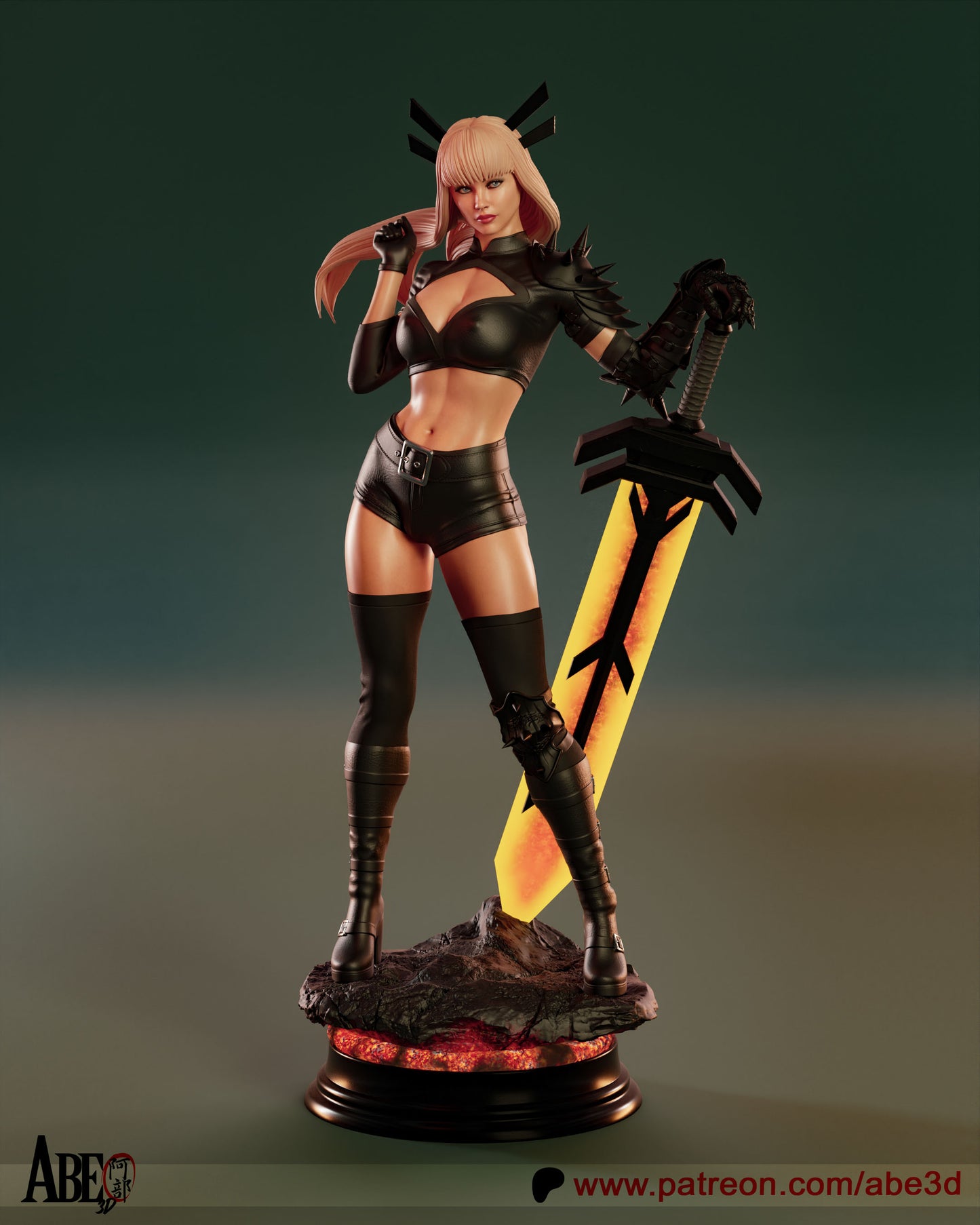 Magik - Unassembled and Unpainted Garage Kit - Model Designed by Abe3d