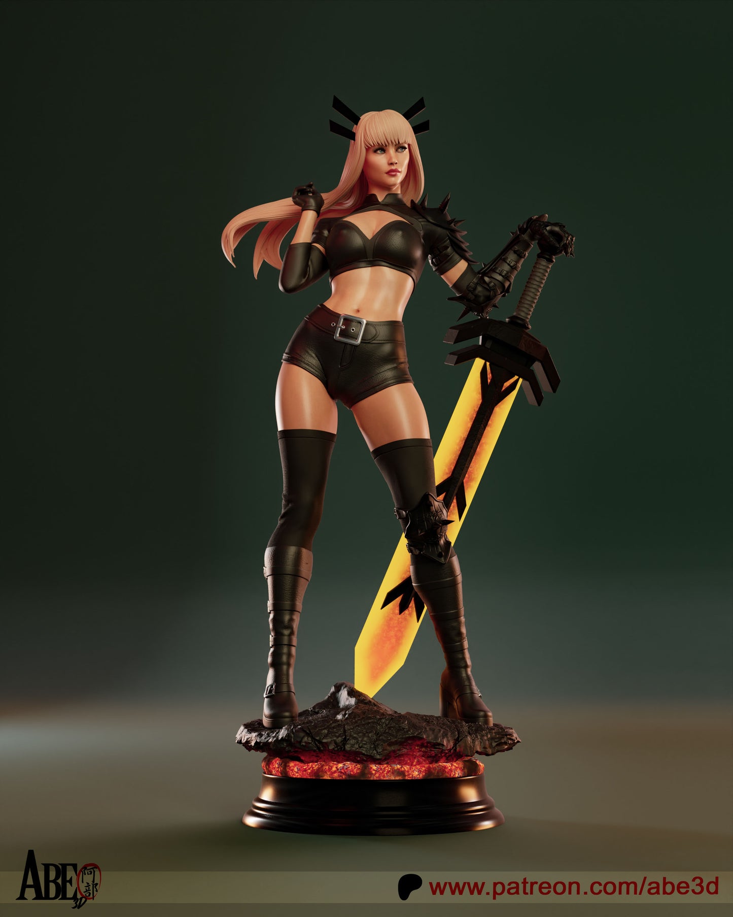Magik - Unassembled and Unpainted Garage Kit - Model Designed by Abe3d