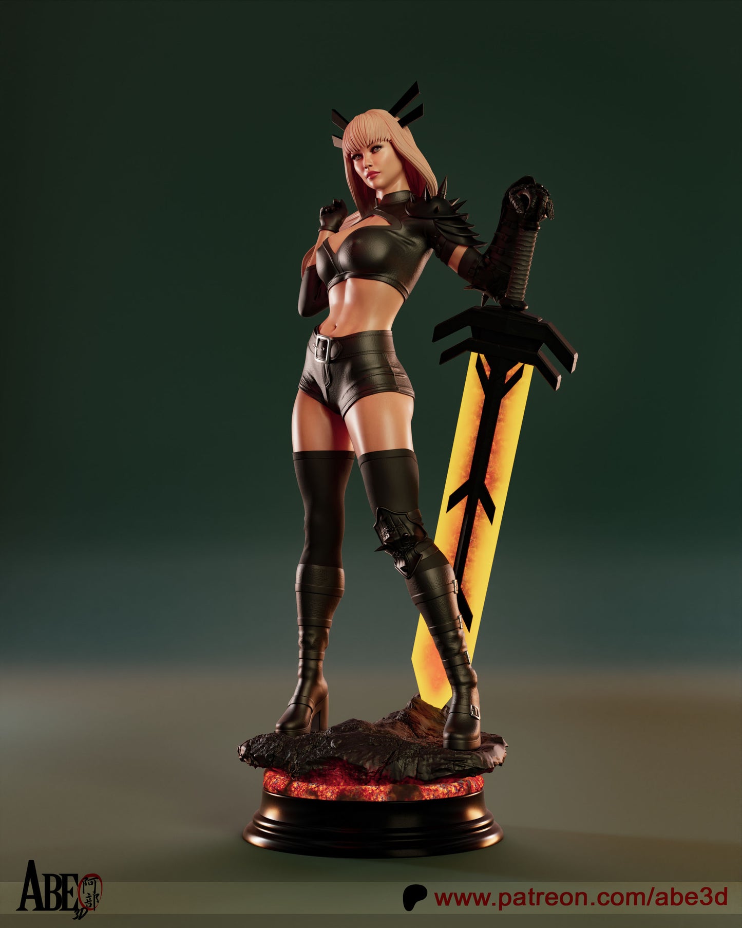 Magik - Unassembled and Unpainted Garage Kit - Model Designed by Abe3d