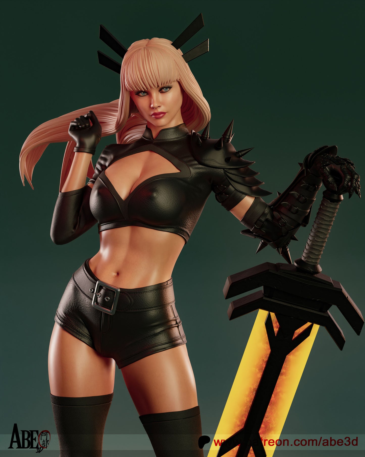 Magik - Unassembled and Unpainted Garage Kit - Model Designed by Abe3d