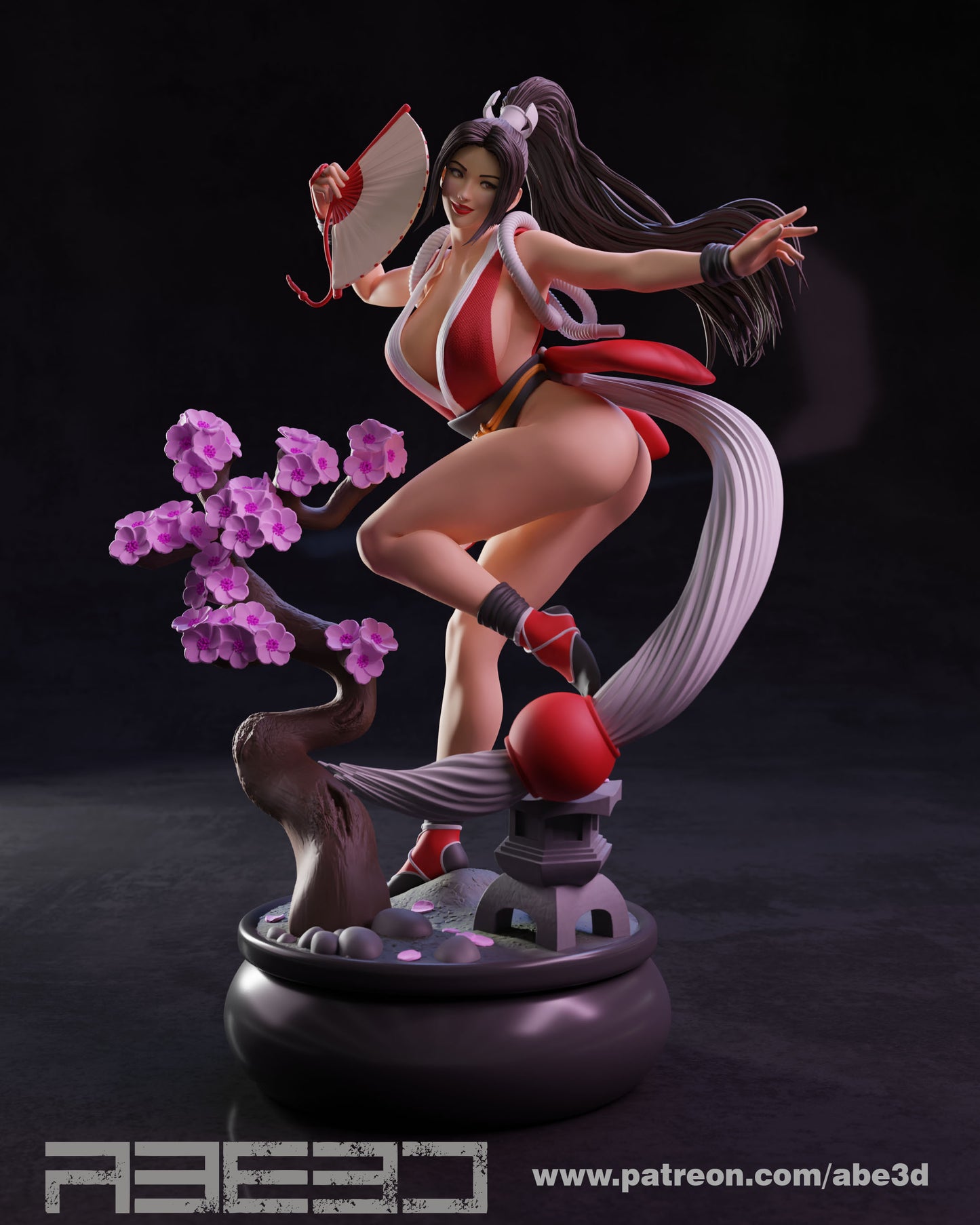 Mai - Unassembled and Unpainted Garage Kit - Model Designed by Abe3d