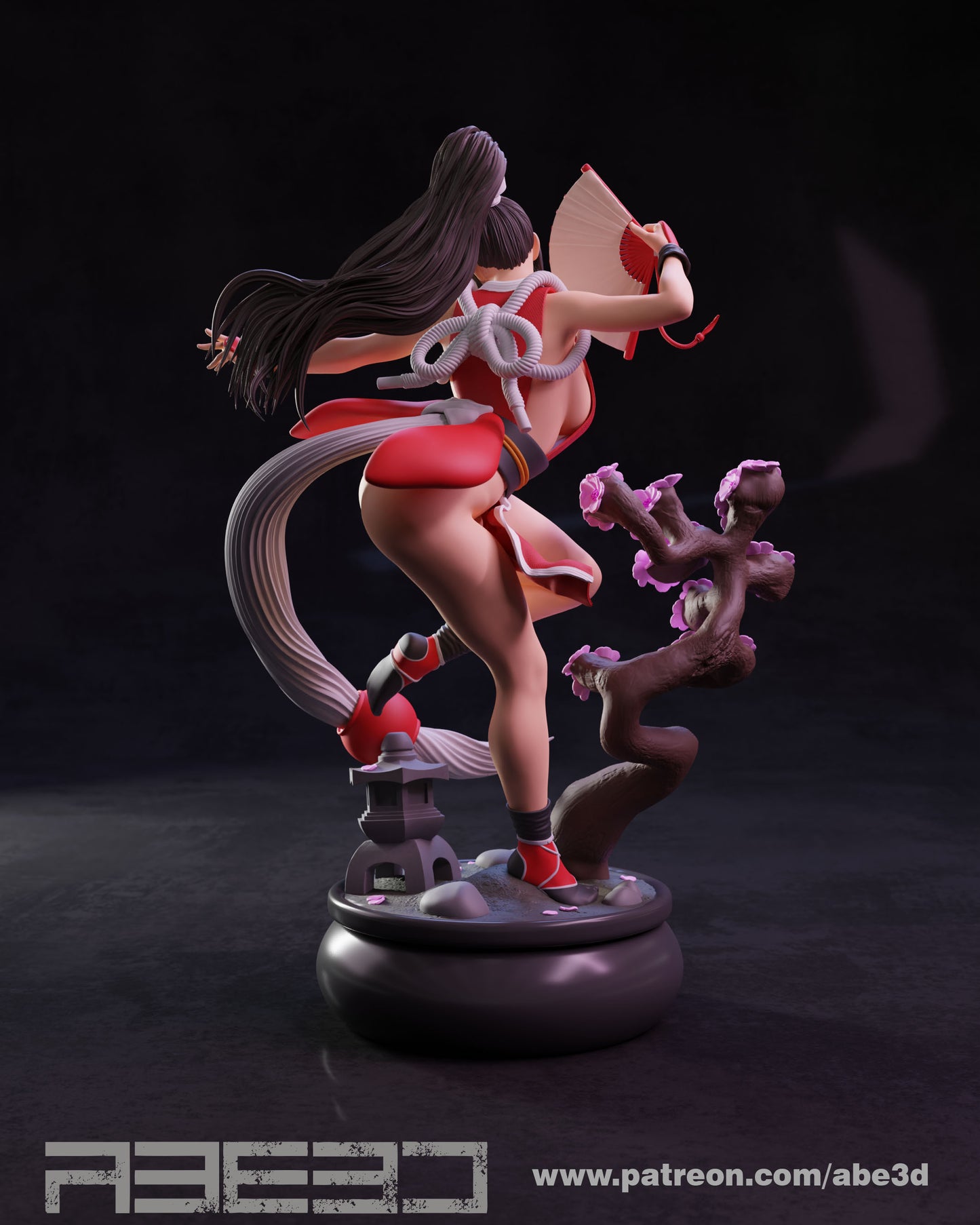 Mai - Unassembled and Unpainted Garage Kit - Model Designed by Abe3d