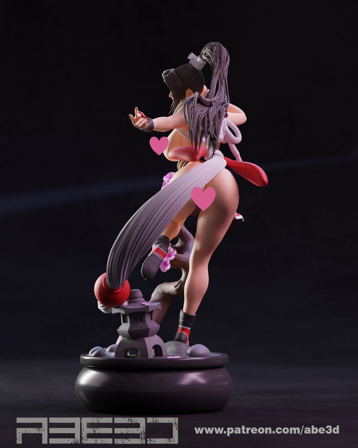 Mai NSFW - Unassembled and Unpainted Garage Kit - Model Designed by Abe3d