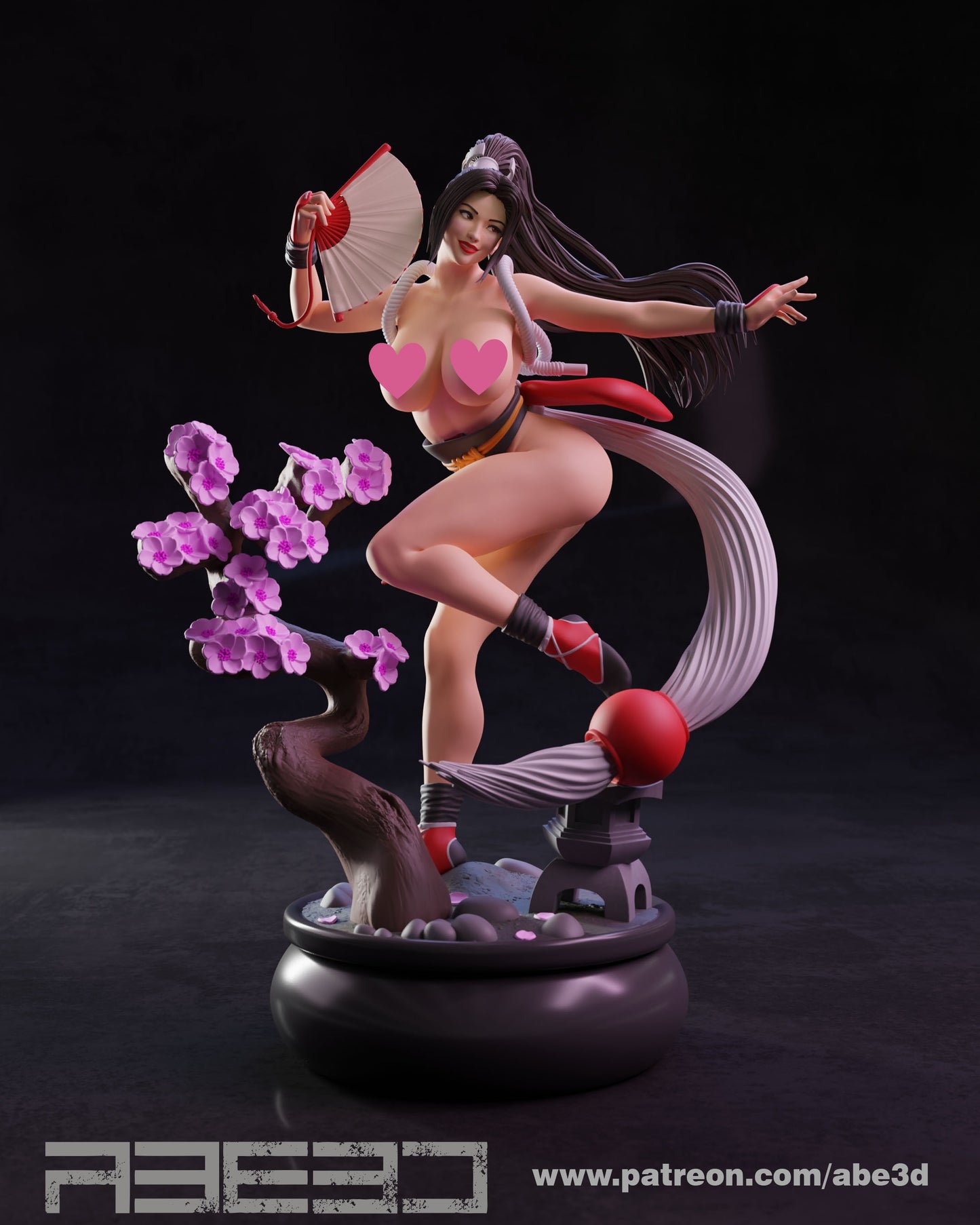 Mai NSFW - Unassembled and Unpainted Garage Kit - Model Designed by Abe3d
