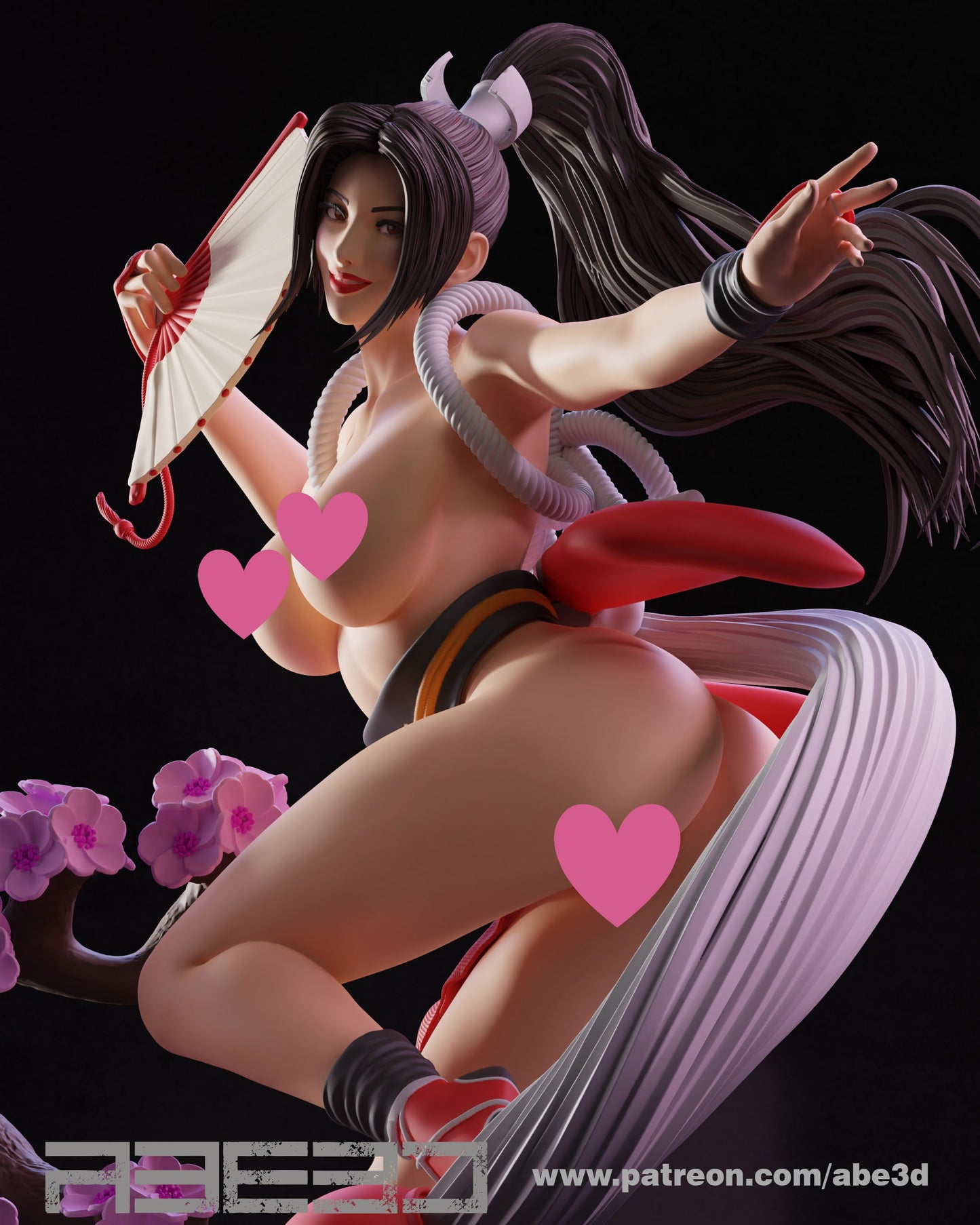 Mai NSFW - Unassembled and Unpainted Garage Kit - Model Designed by Abe3d