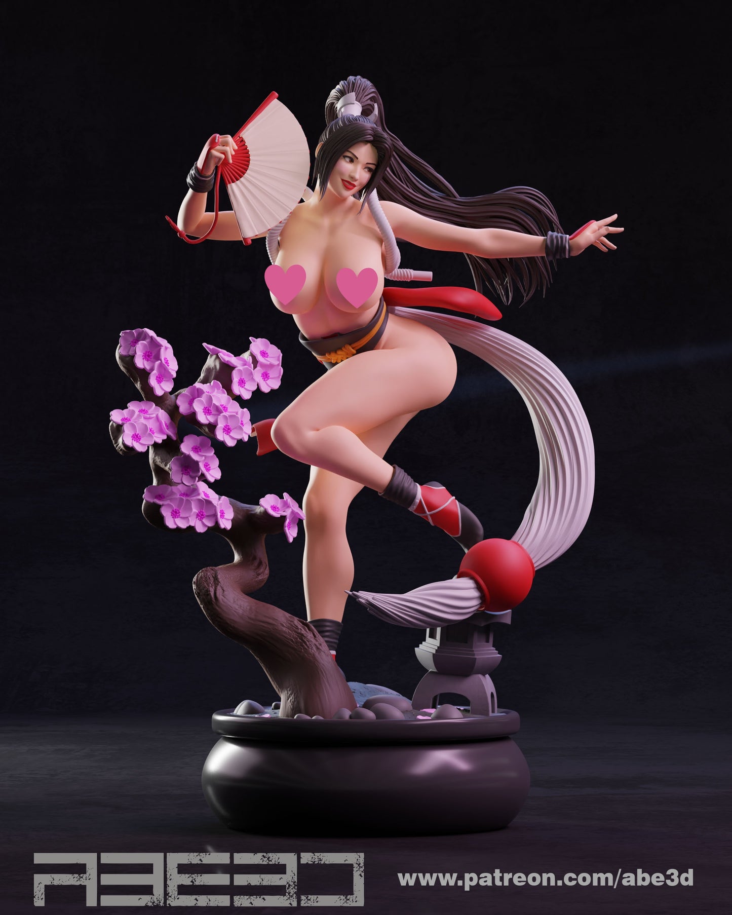 Mai NSFW - Unassembled and Unpainted Garage Kit - Model Designed by Abe3d