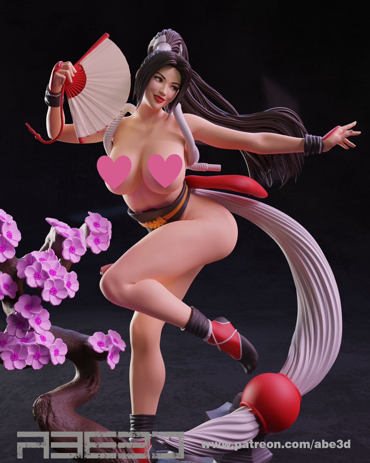 Mai NSFW - Unassembled and Unpainted Garage Kit - Model Designed by Abe3d