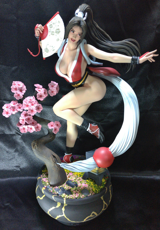 Mai Shiranui - 1:4 Scale - 3D Printed, PAINTED, unassembled WITH MAGNETS - Model Designed by Abe3D