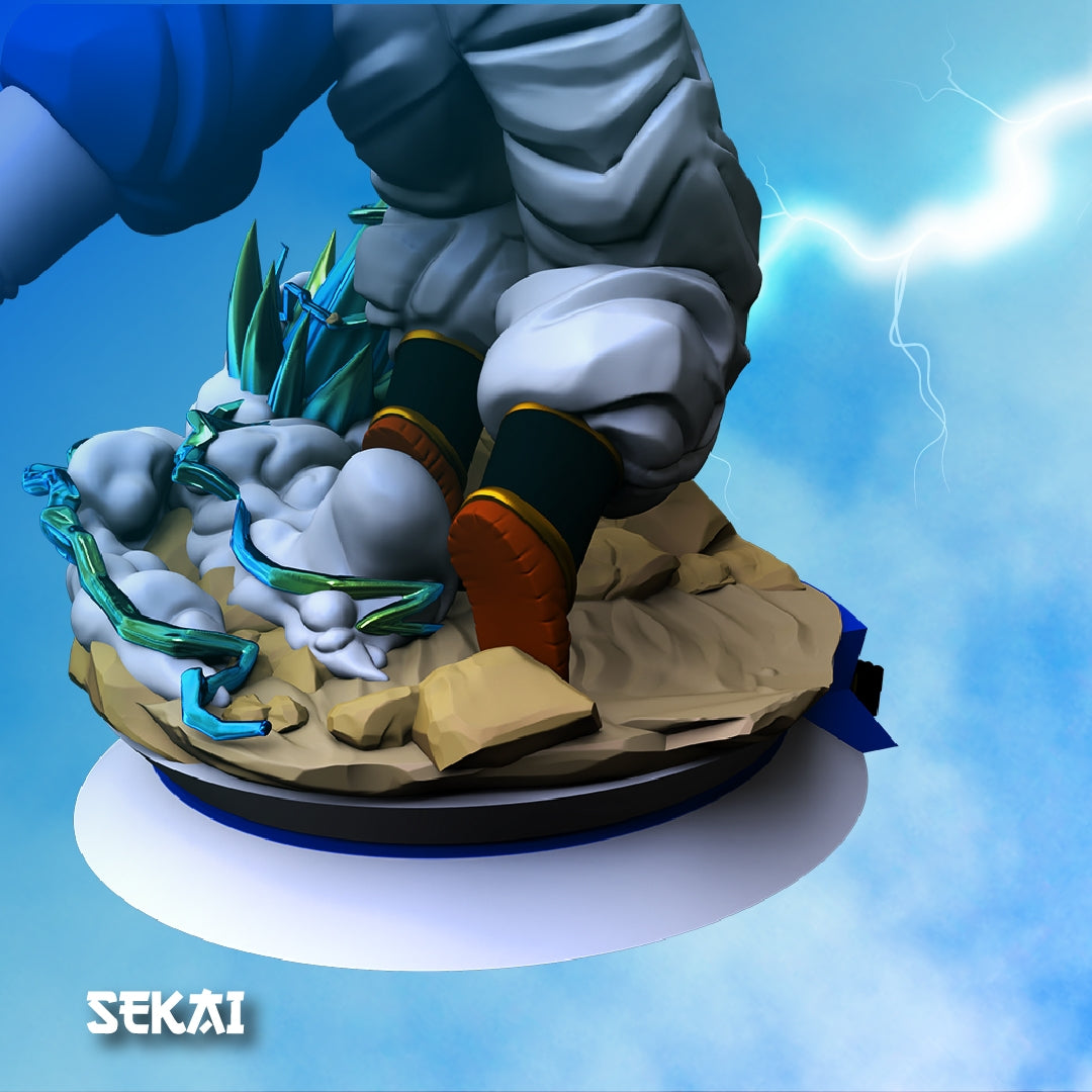 Vegito vs Super Buu - Unassembled and Unpainted Garage Kit - Model by Sekai3D