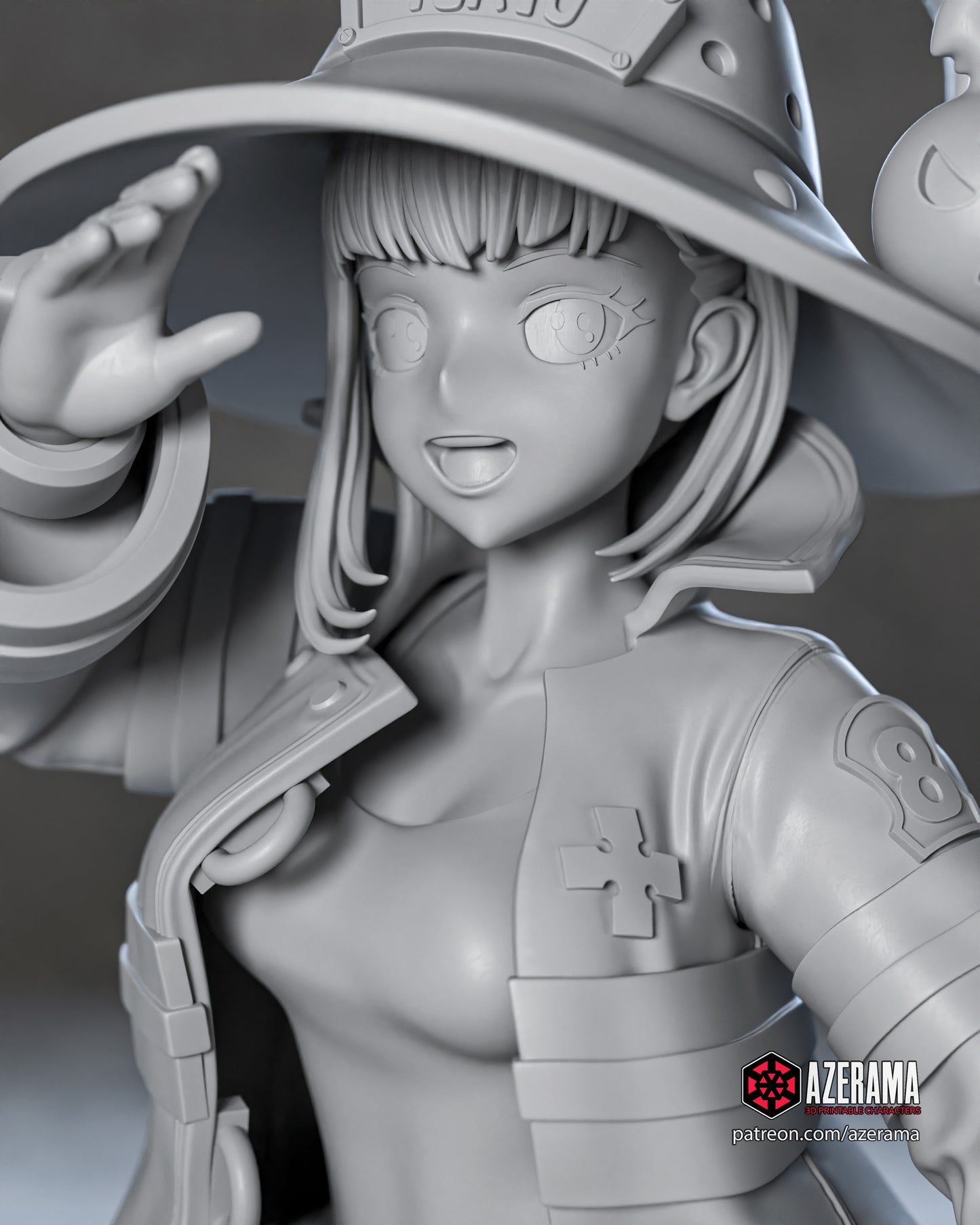 Maki - Unassembled and Unpainted Garage Kit - Model Designed by Azerama