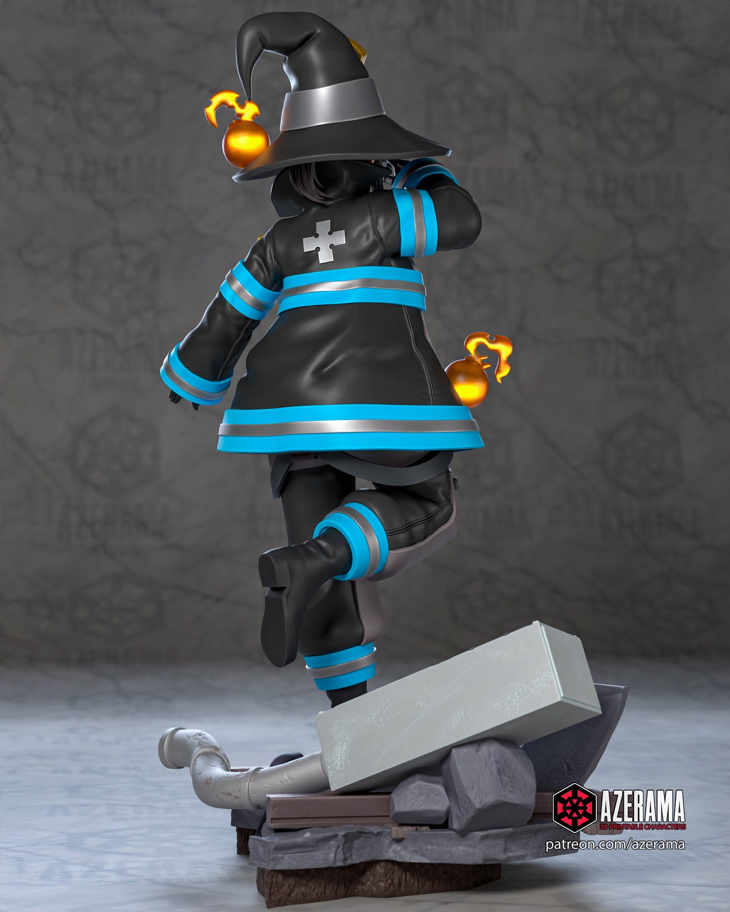 Maki - Unassembled and Unpainted Garage Kit - Model Designed by Azerama