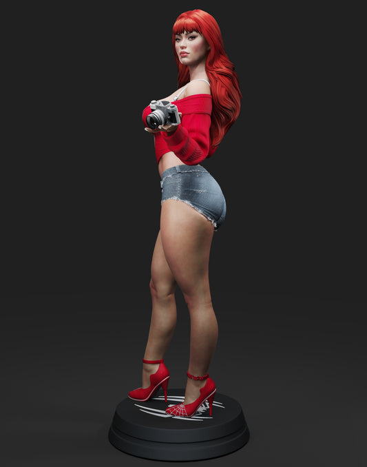 Mary Jane (Version 2) - Unassembled and Unpainted Garage Kit - Model Designed by Abe3d and LT3D