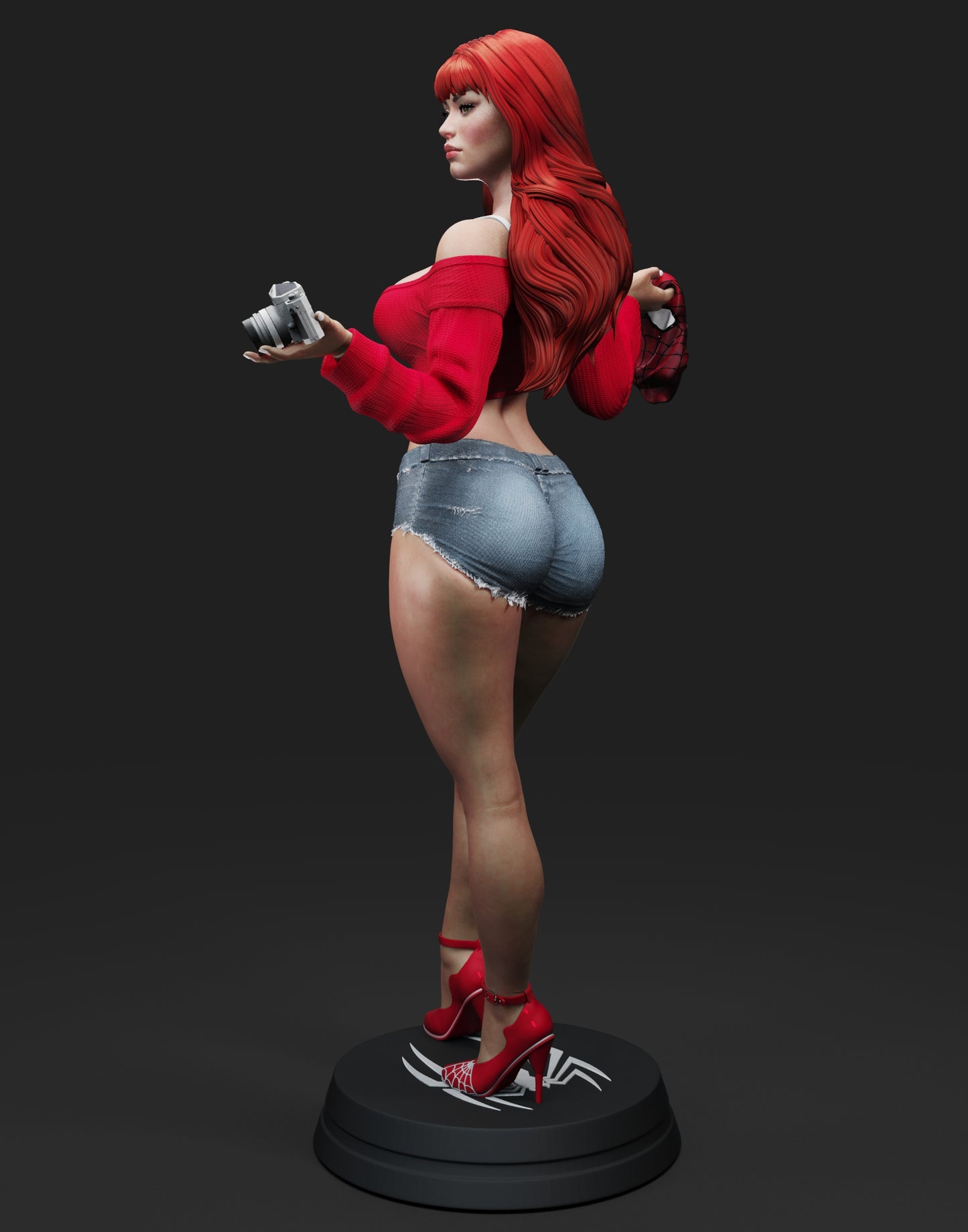 Mary Jane (Version 2) - Unassembled and Unpainted Garage Kit - Model Designed by Abe3d and LT3D