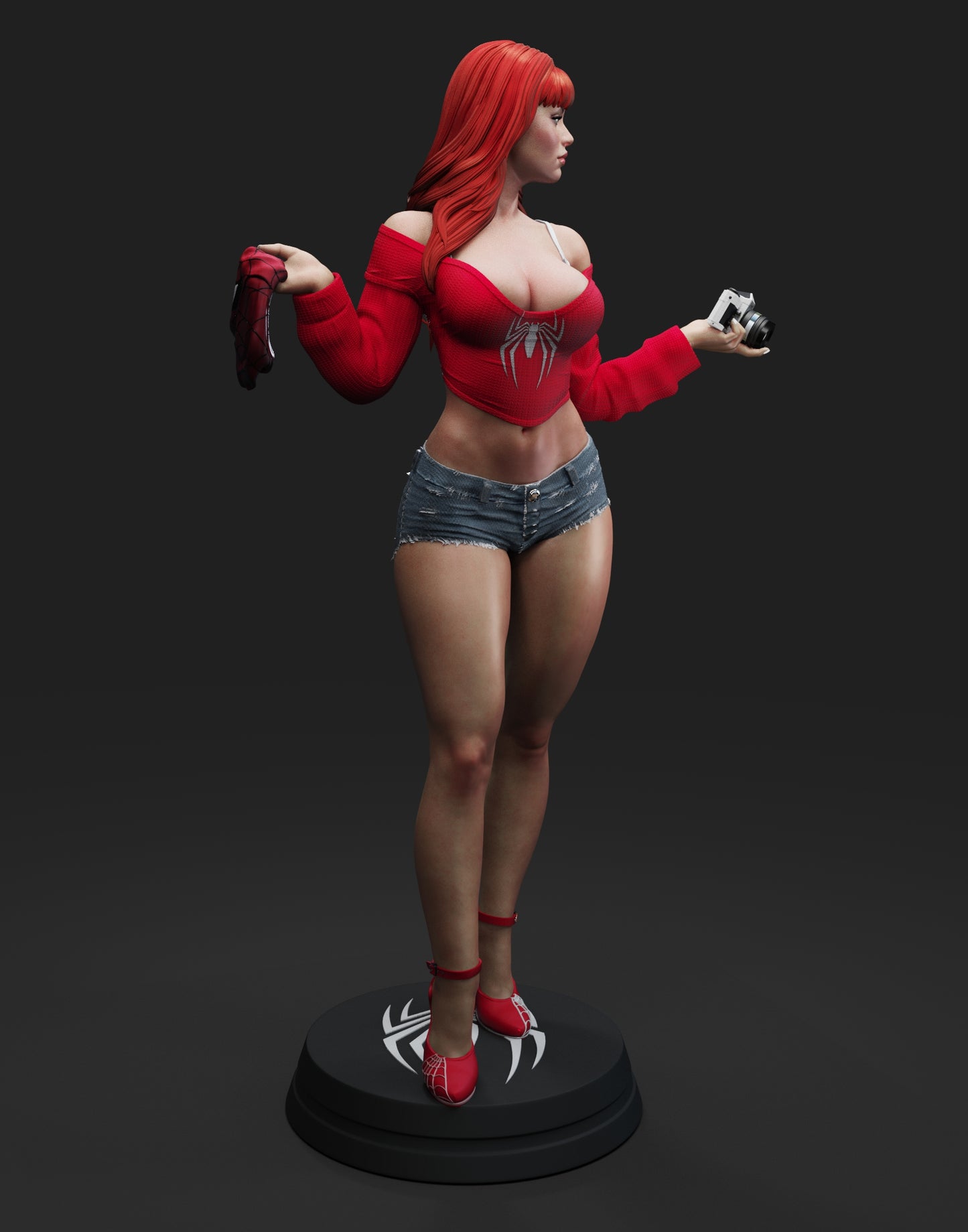 Mary Jane (Version 2) - Unassembled and Unpainted Garage Kit - Model Designed by Abe3d and LT3D