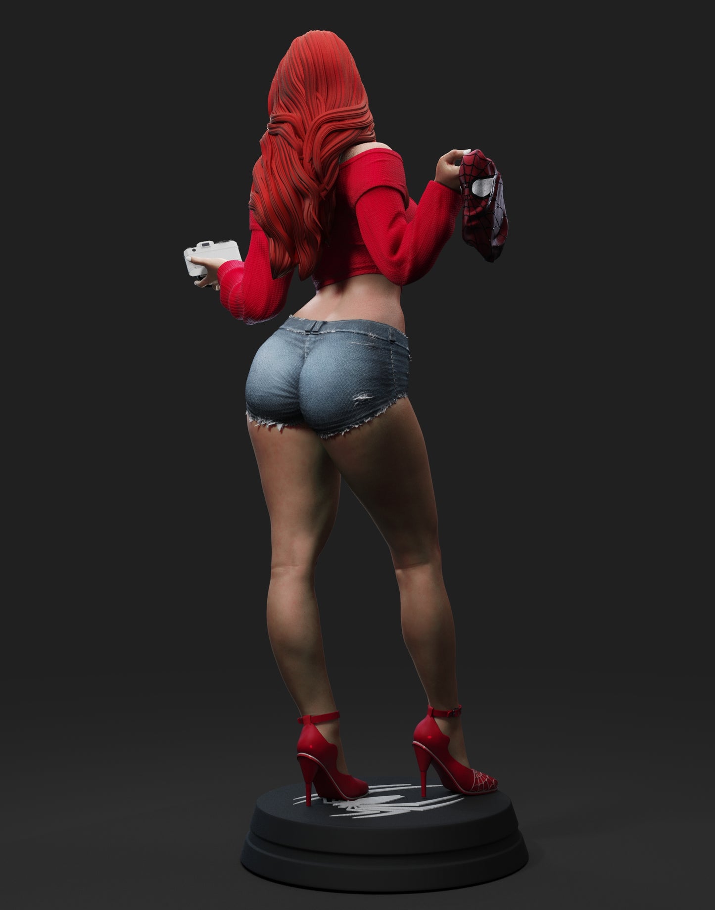 Mary Jane (Version 2) - Unassembled and Unpainted Garage Kit - Model Designed by Abe3d and LT3D