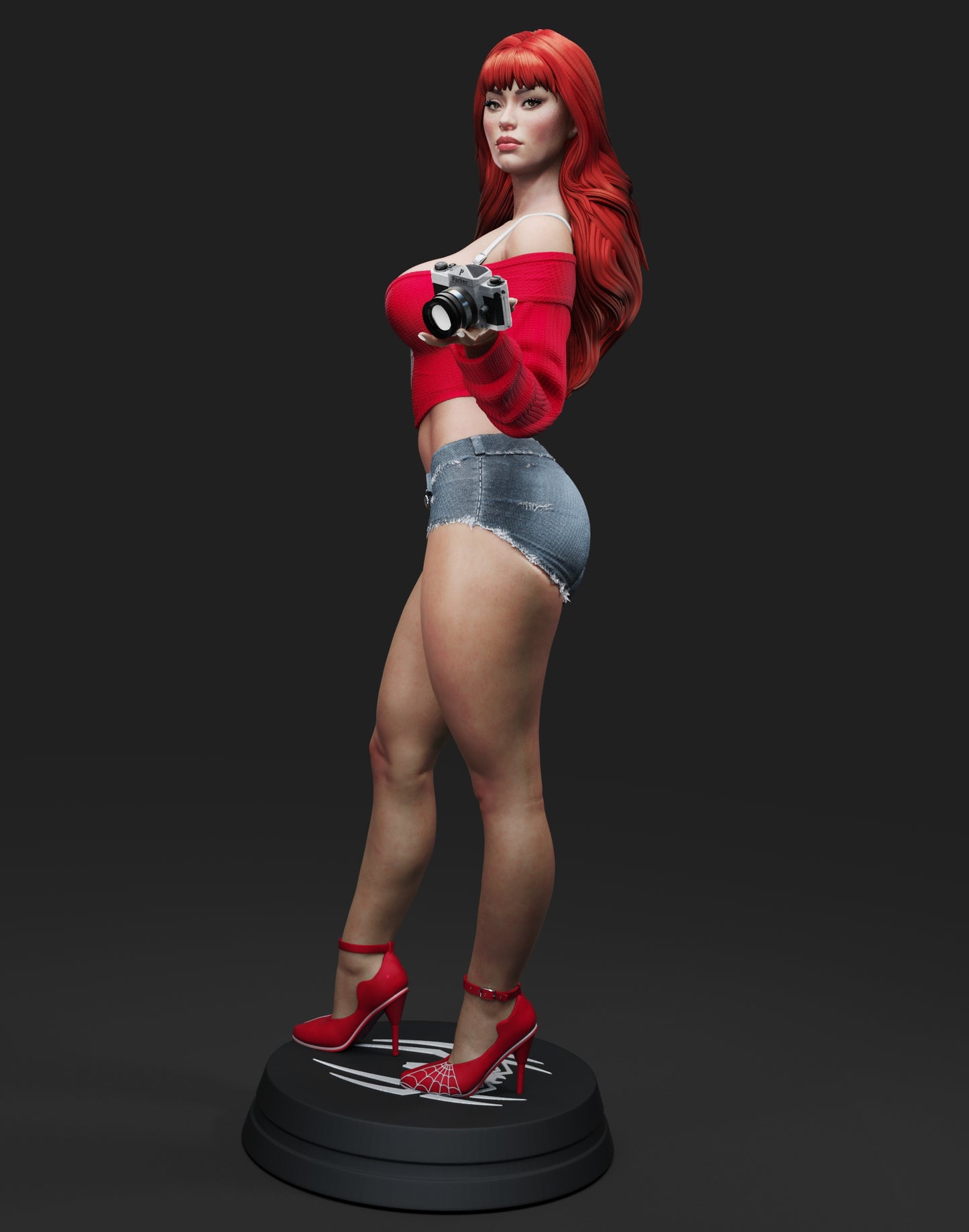 Mary Jane (Version 2) - Unassembled and Unpainted Garage Kit - Model Designed by Abe3d and LT3D