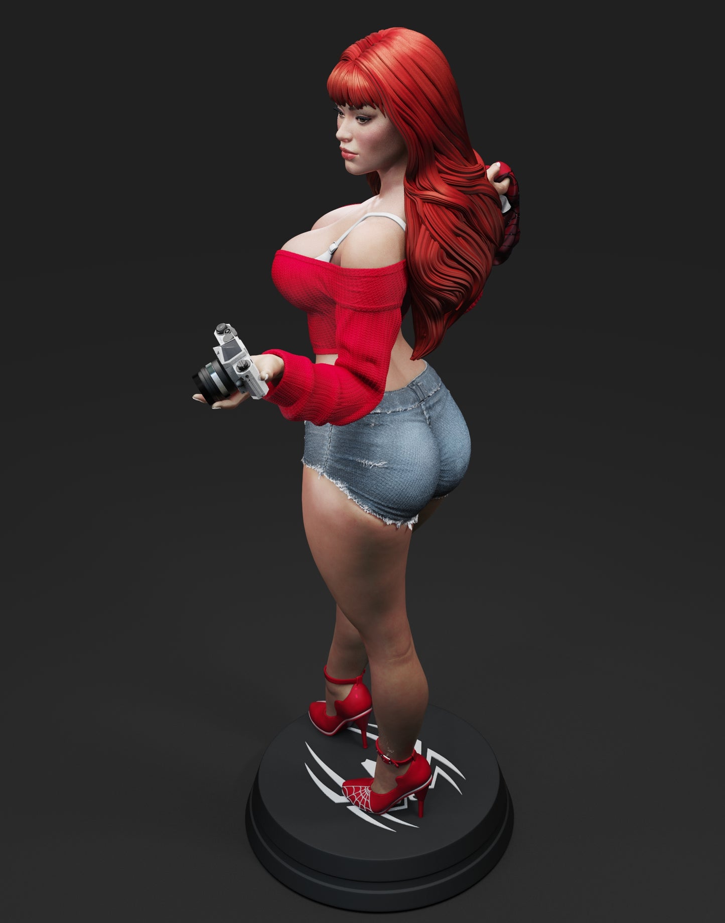 Mary Jane (Version 2) - Unassembled and Unpainted Garage Kit - Model Designed by Abe3d and LT3D