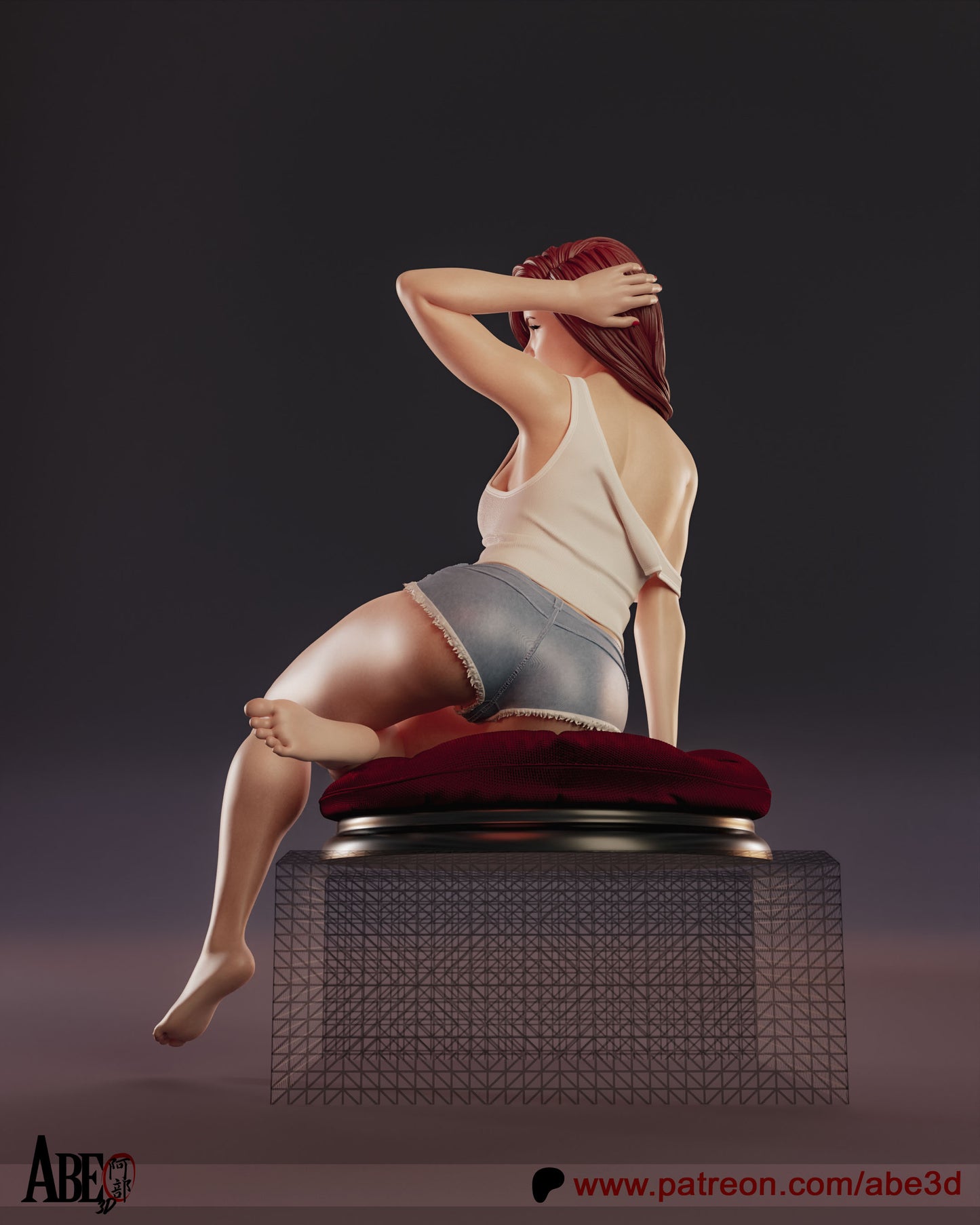 Mary Jane (ALL VARIANT PARTS INCLUDED) - Unassembled and Unpainted Garage Kit - Model Designed by Abe3d
