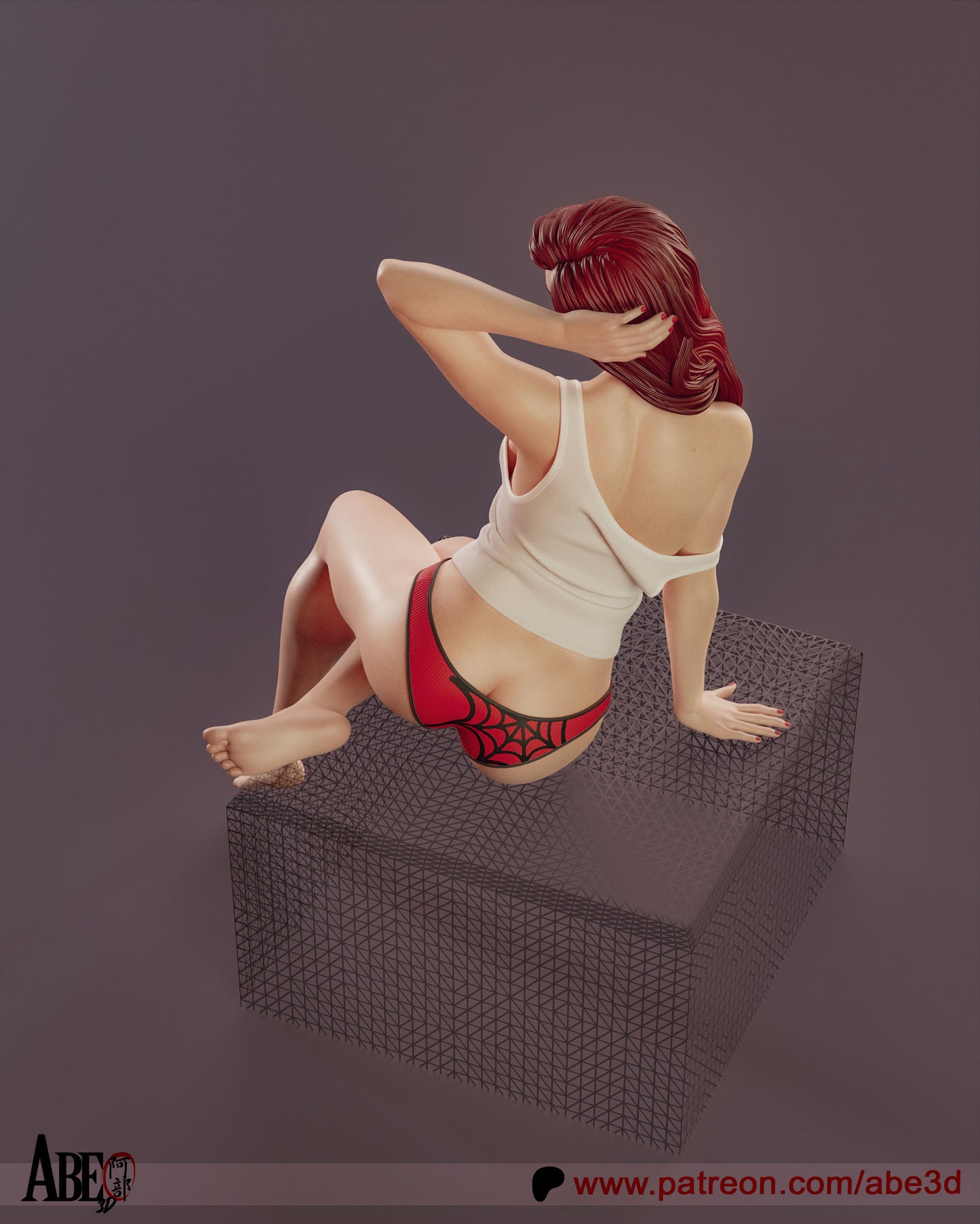 Mary Jane (ALL VARIANT PARTS INCLUDED) - Unassembled and Unpainted Garage Kit - Model Designed by Abe3d