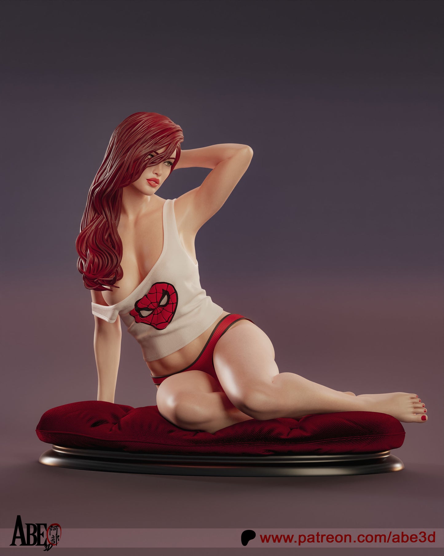 Mary Jane (ALL VARIANT PARTS INCLUDED) - Unassembled and Unpainted Garage Kit - Model Designed by Abe3d
