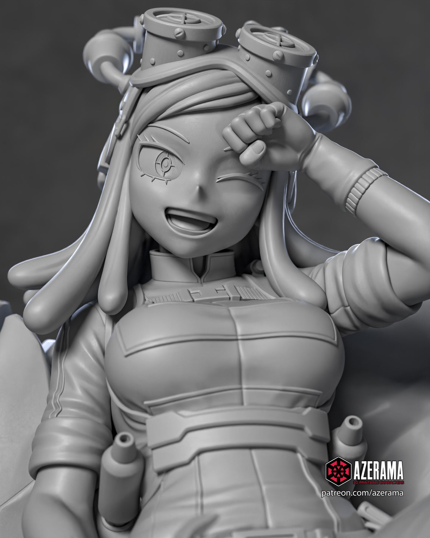 Mei Hatsume - Unassembled and Unpainted Garage Kit - Model Designed by Azerama