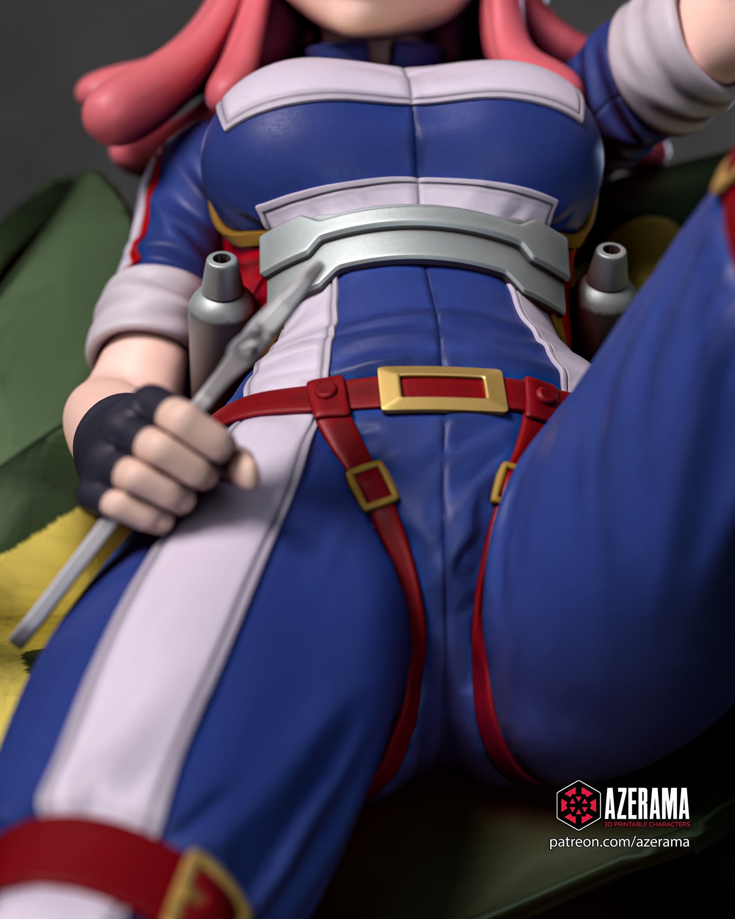 Mei Hatsume - Unassembled and Unpainted Garage Kit - Model Designed by Azerama
