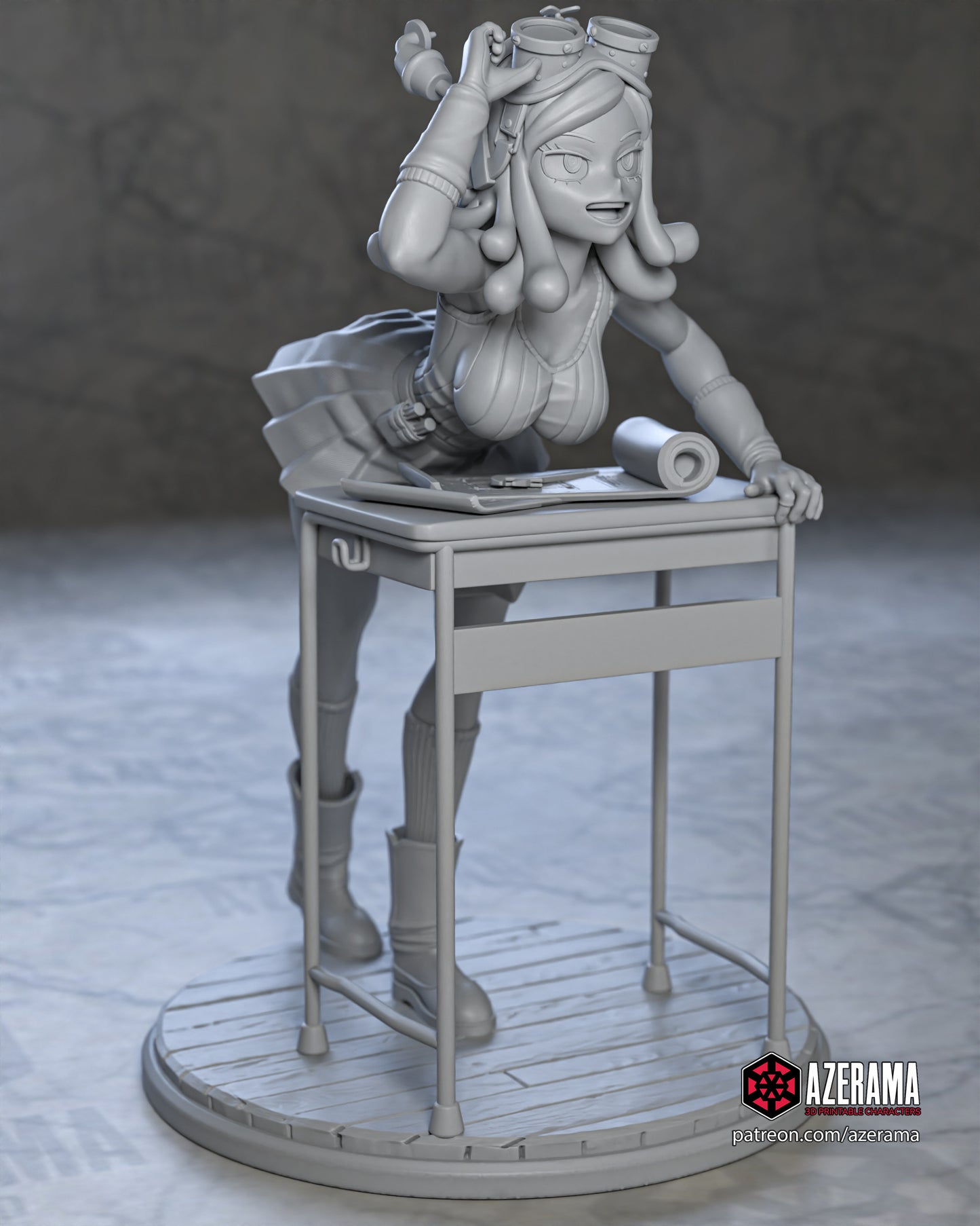Mei - Unassembled and Unpainted Garage Kit - Model Designed by Azerama