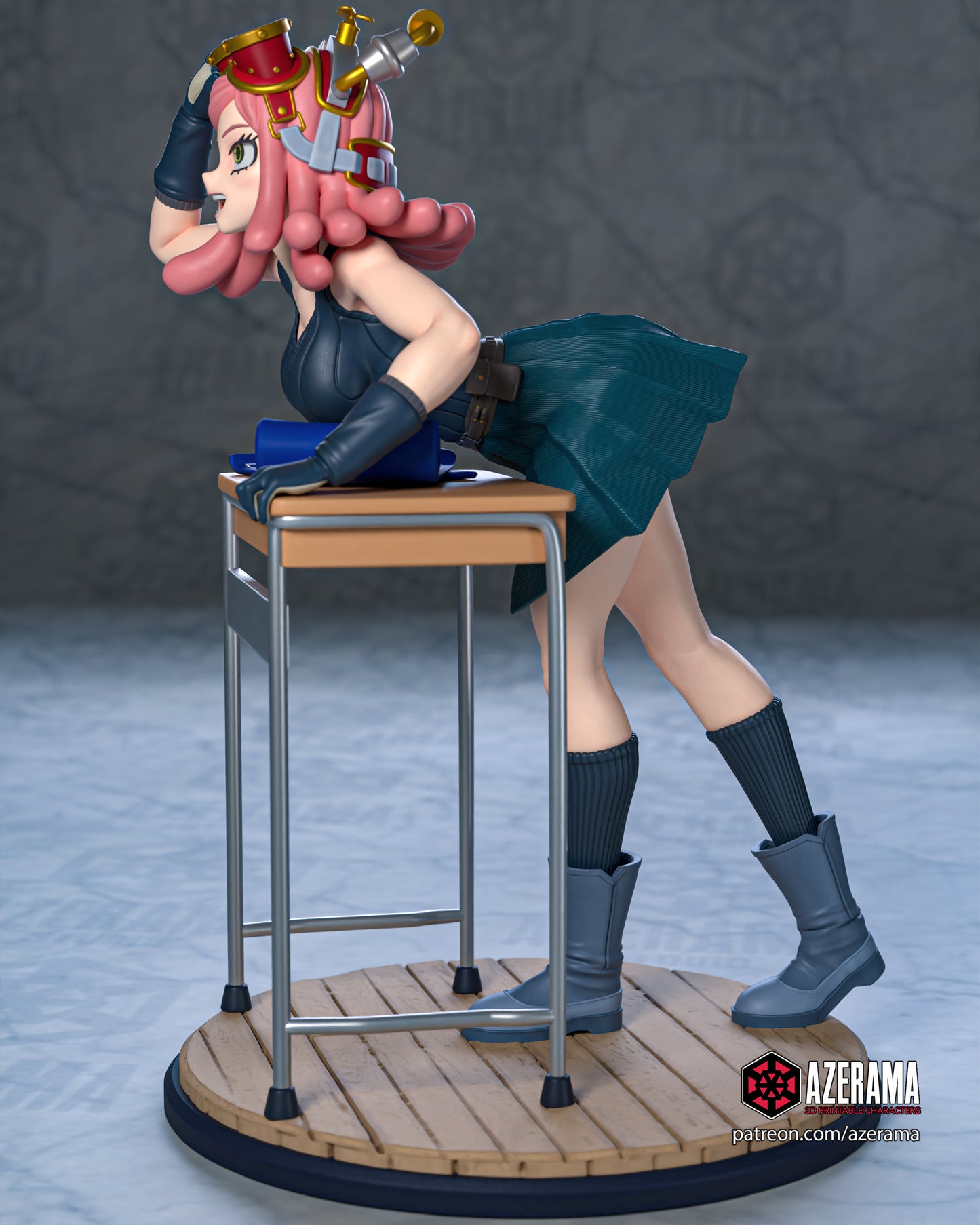 Mei - Unassembled and Unpainted Garage Kit - Model Designed by Azerama