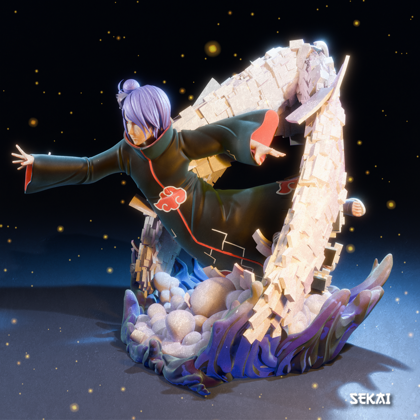 Konan - Unassembled and Unpainted Garage Kit - Model Designed by Sekai3D