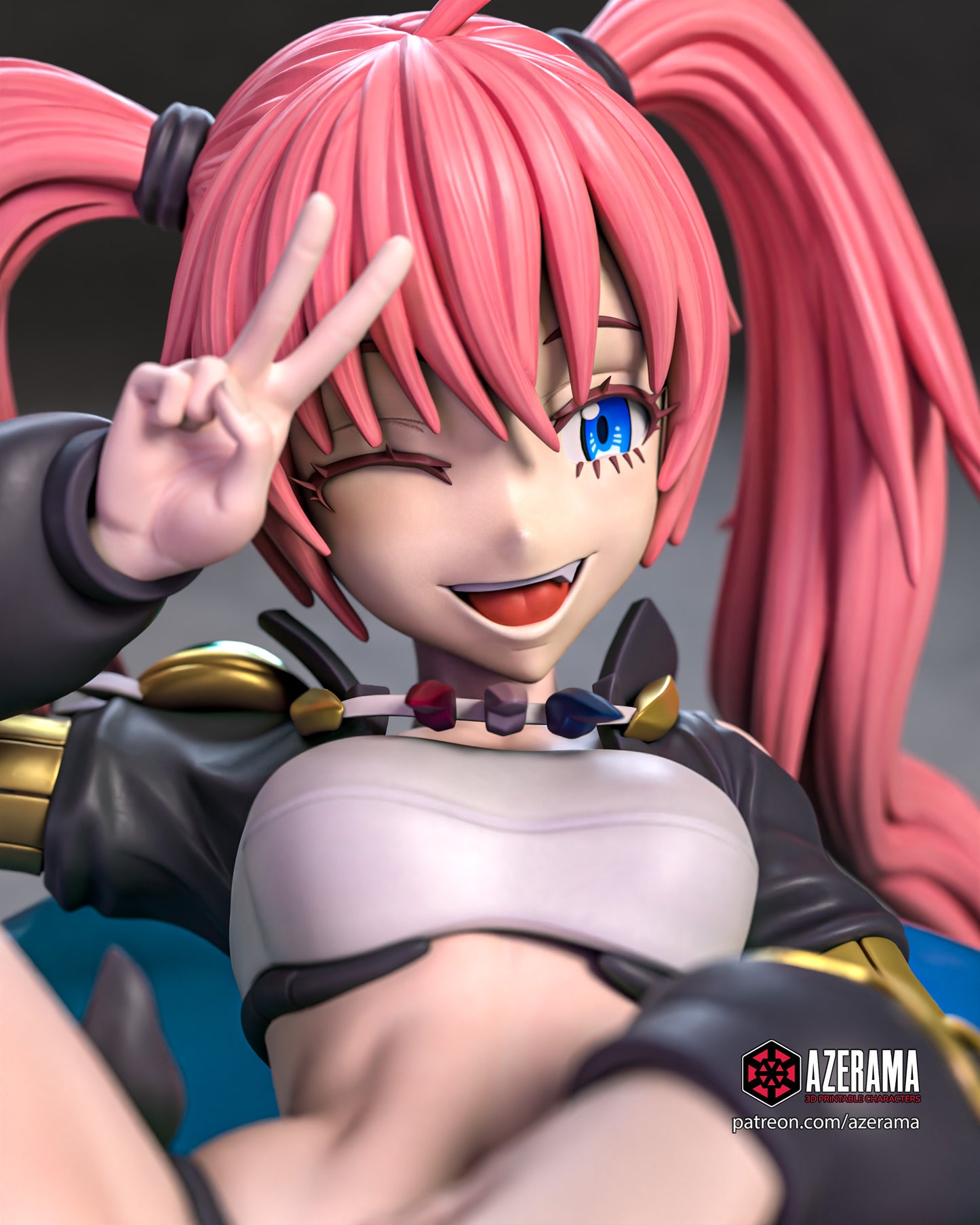 Milim - Unassembled and Unpainted Garage Kit - Model Designed by Azerama