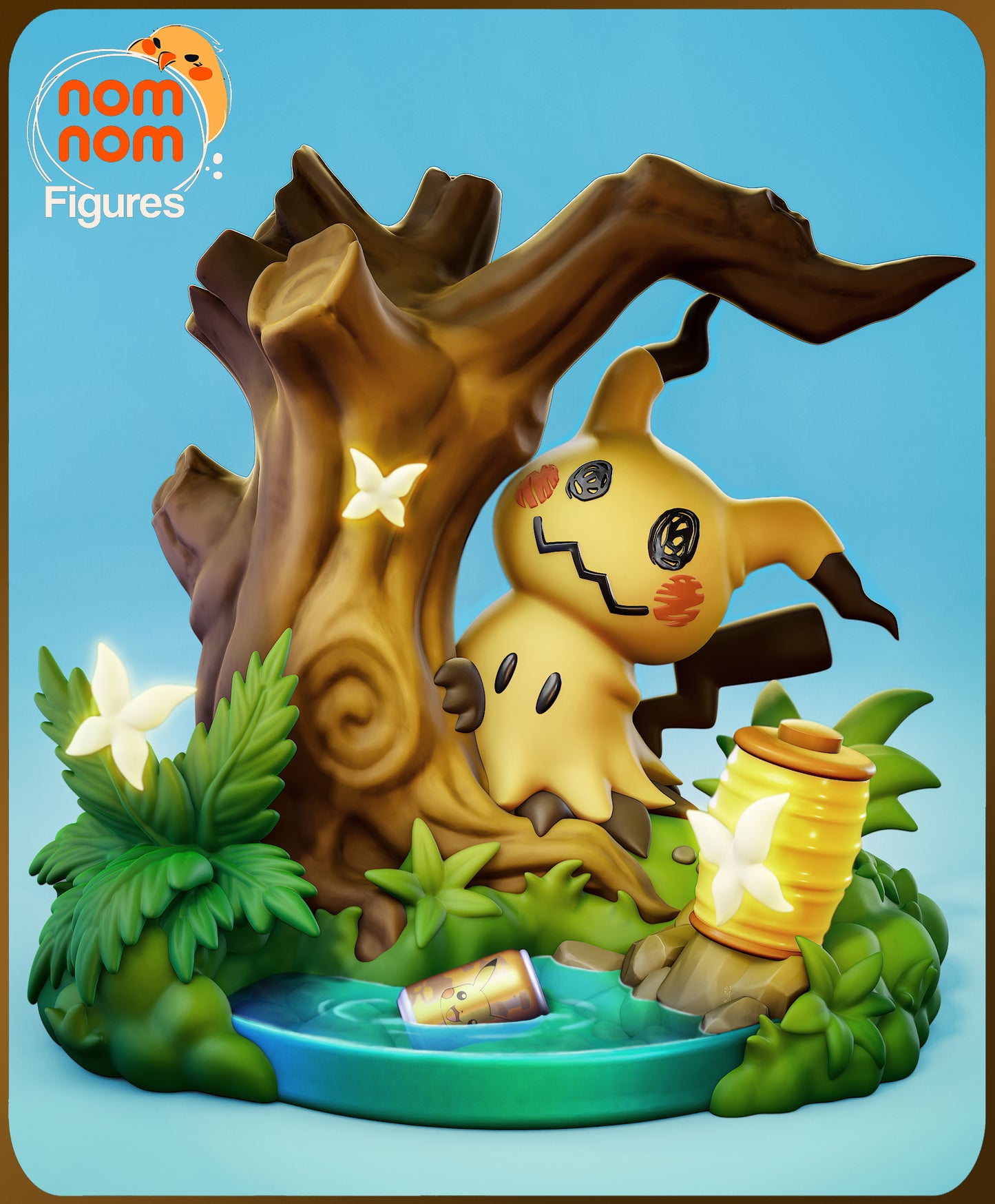 Chibi Mimikyu - Unassembled and Unpainted Garage Kit - Model Designed by NomNom Figures
