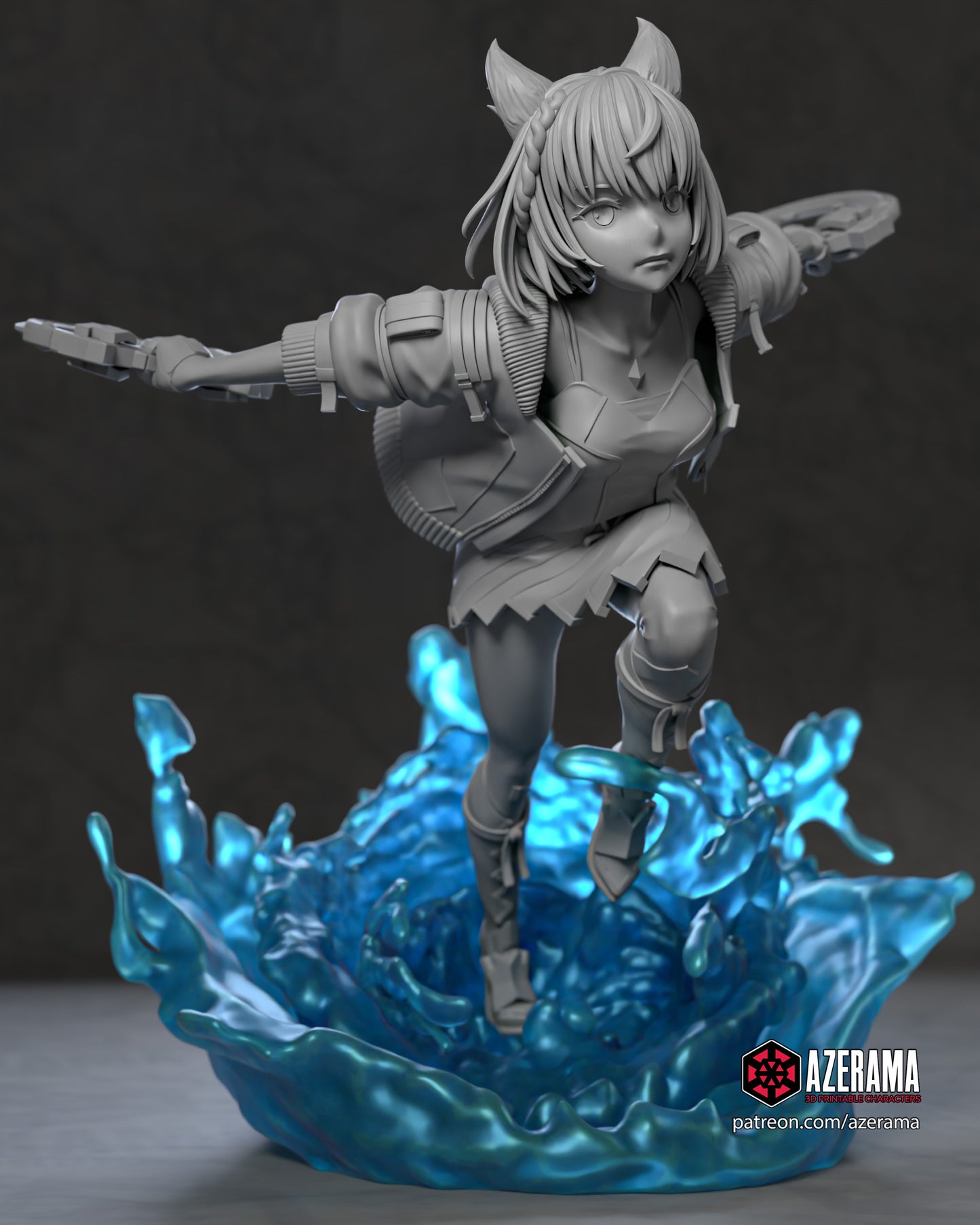 Mio - Unassembled and Unpainted Garage Kit - Model Designed by Azerama