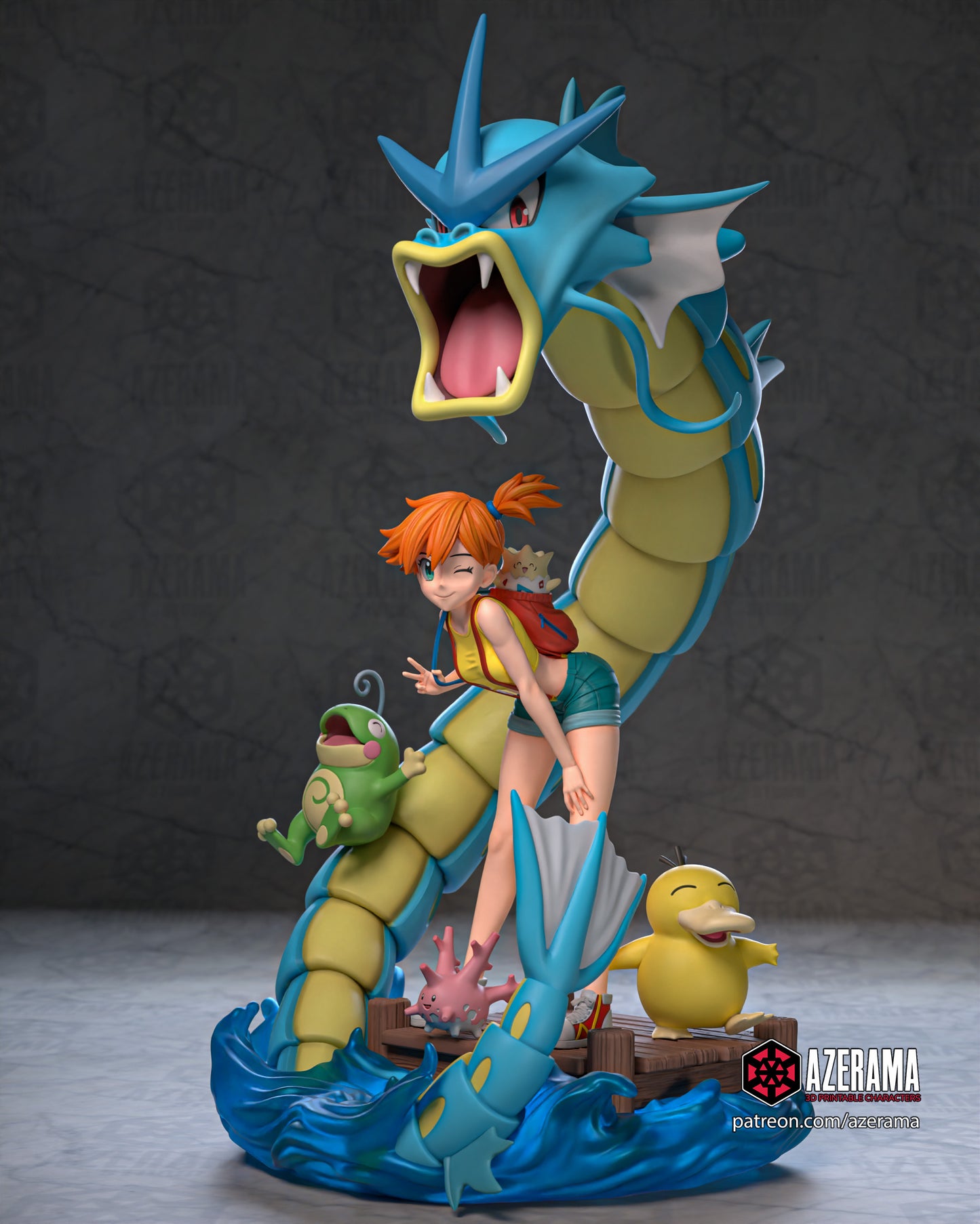 Misty - Unassembled and Unpainted Garage Kit - Model Designed by Azerama