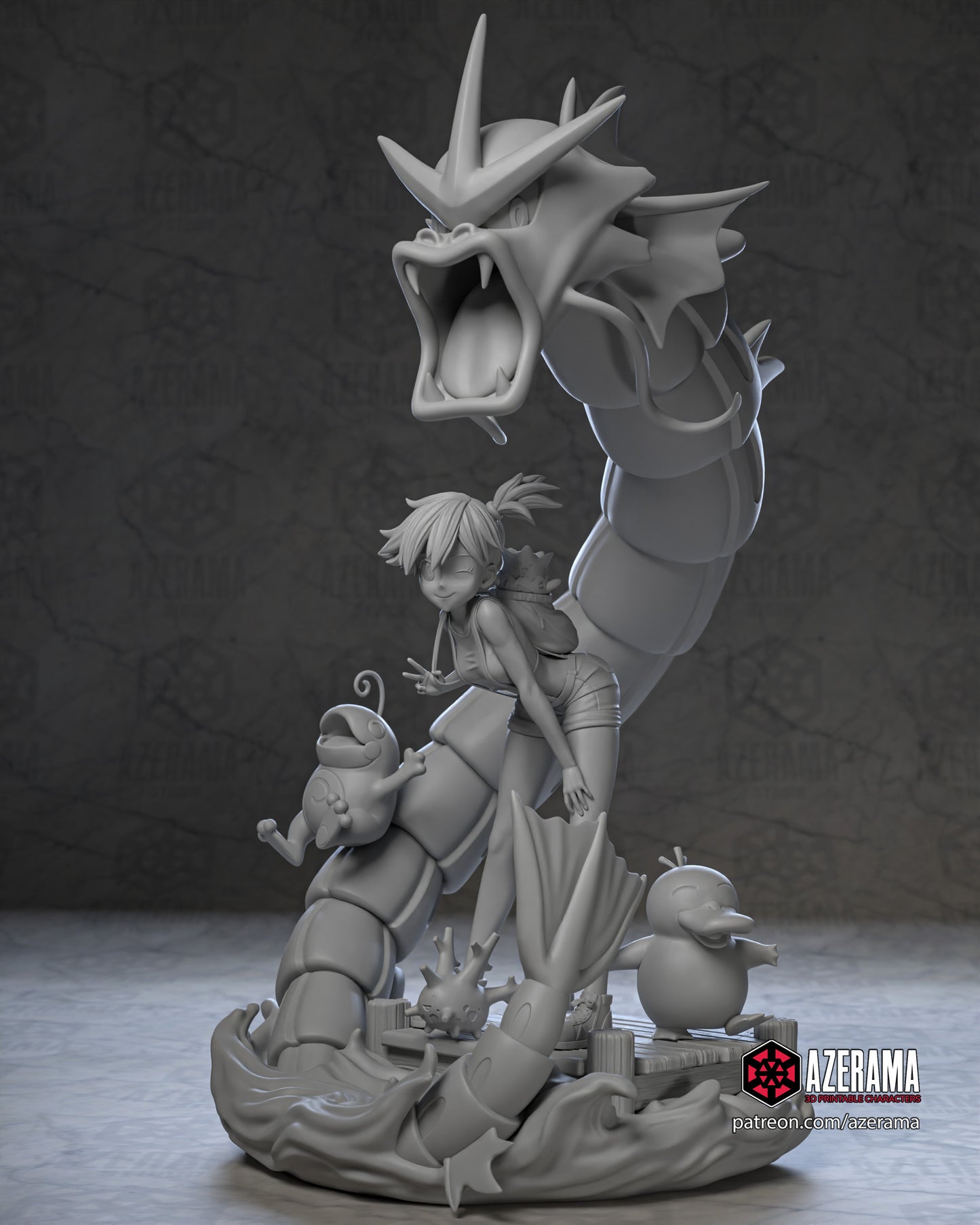 Misty - Unassembled and Unpainted Garage Kit - Model Designed by Azerama