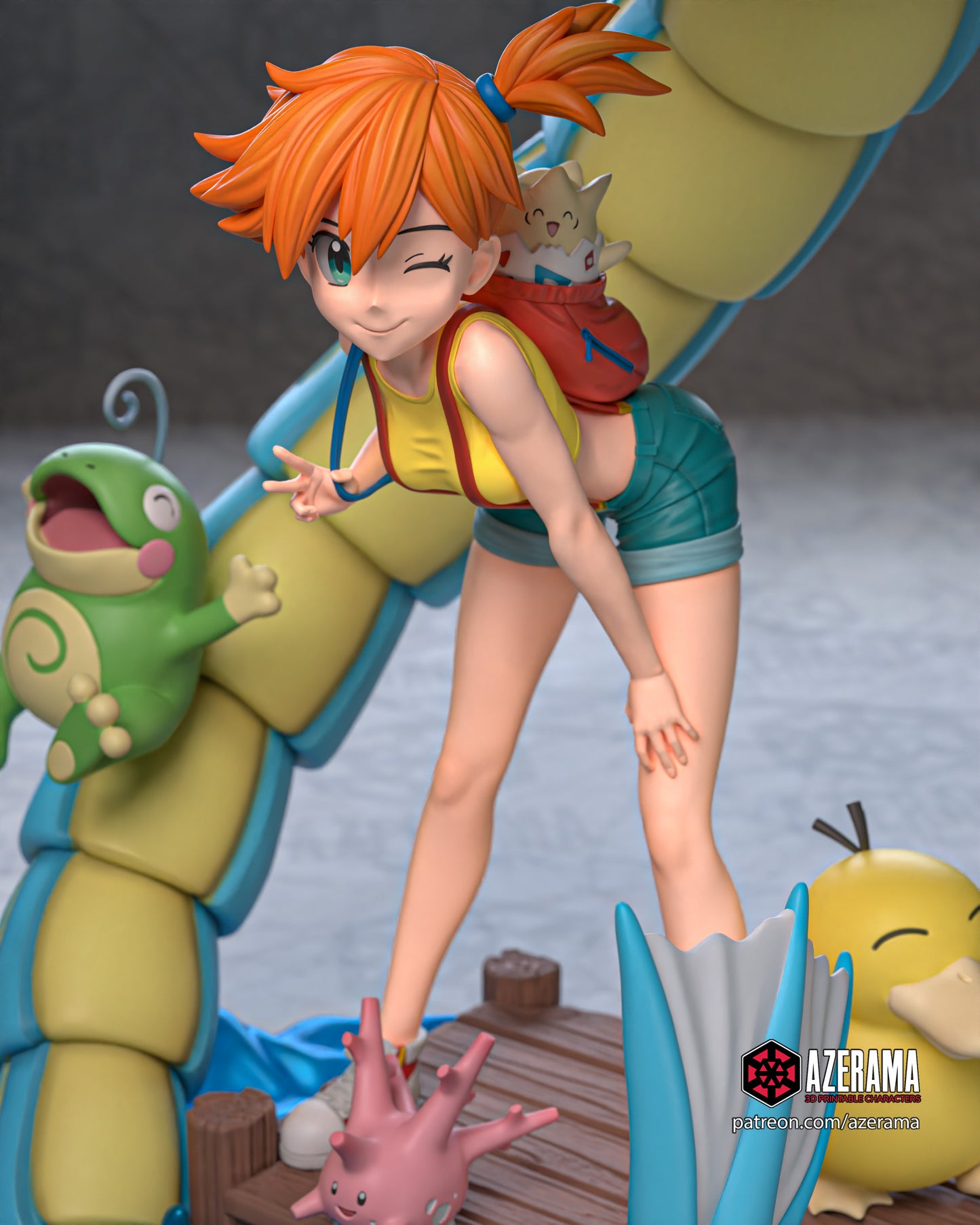 Misty - Unassembled and Unpainted Garage Kit - Model Designed by Azerama