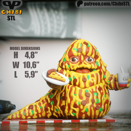 Pizza The Hut - Unassembled and Unpainted Garage Kit - Model Designed by ChibiSTL