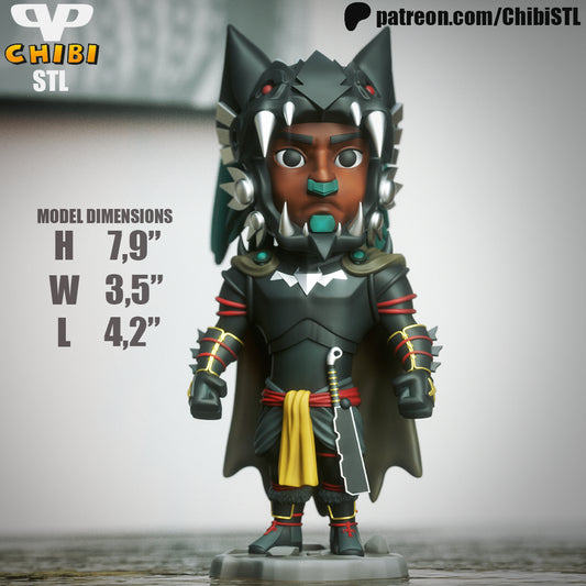 Aztec Batman - Unassembled and Unpainted Garage Kit - Model Designed by Chibi STL