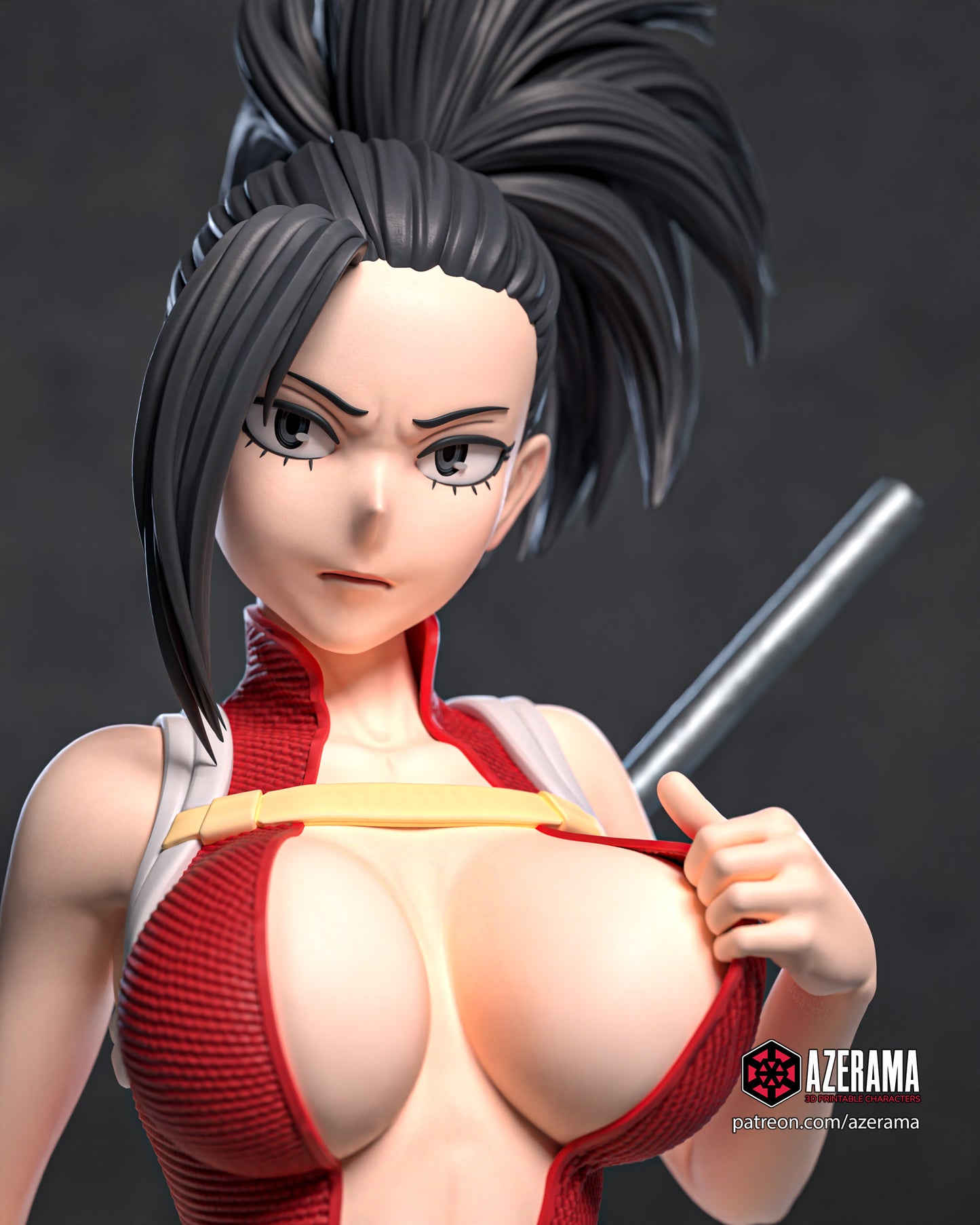 Momo - Unassembled and Unpainted Garage Kit - Model Designed by Azerama