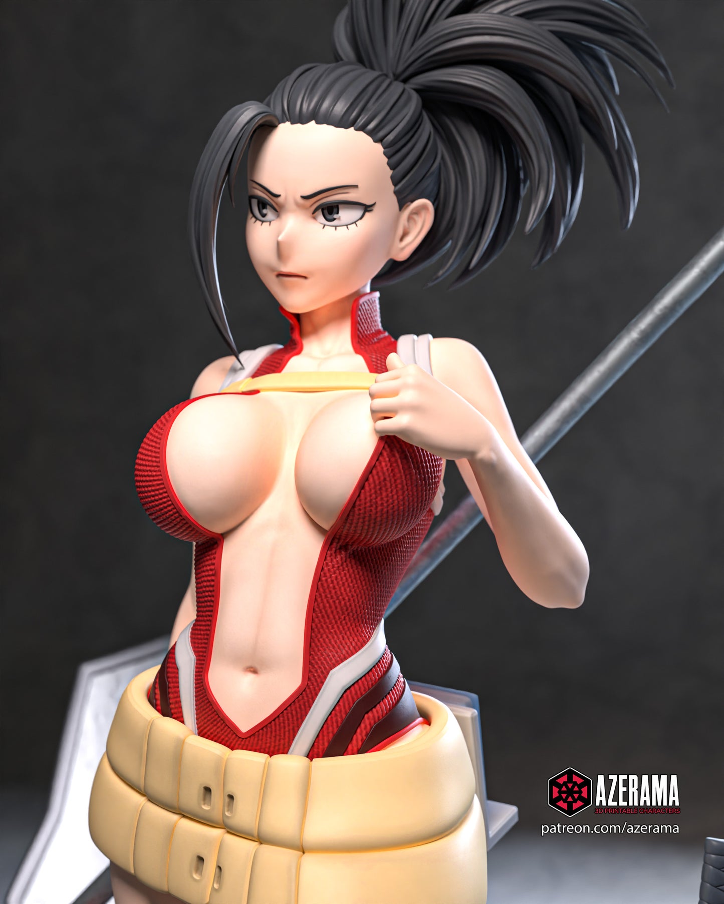 Momo - Unassembled and Unpainted Garage Kit - Model Designed by Azerama