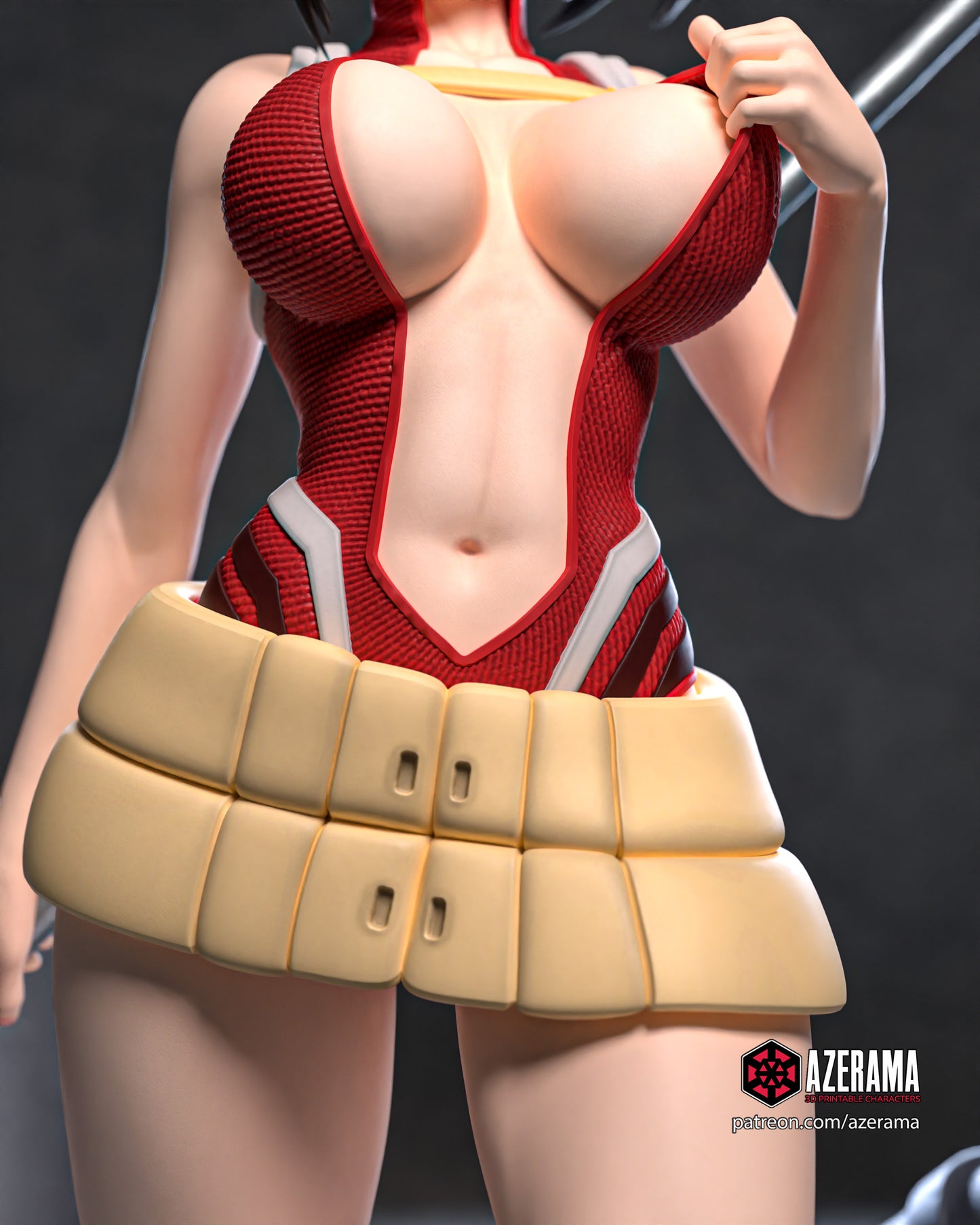Momo - Unassembled and Unpainted Garage Kit - Model Designed by Azerama