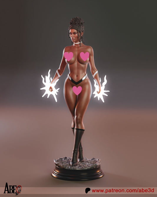 Monica NSFW - Unassembled and Unpainted Garage Kit - Model Designed by Abe3d
