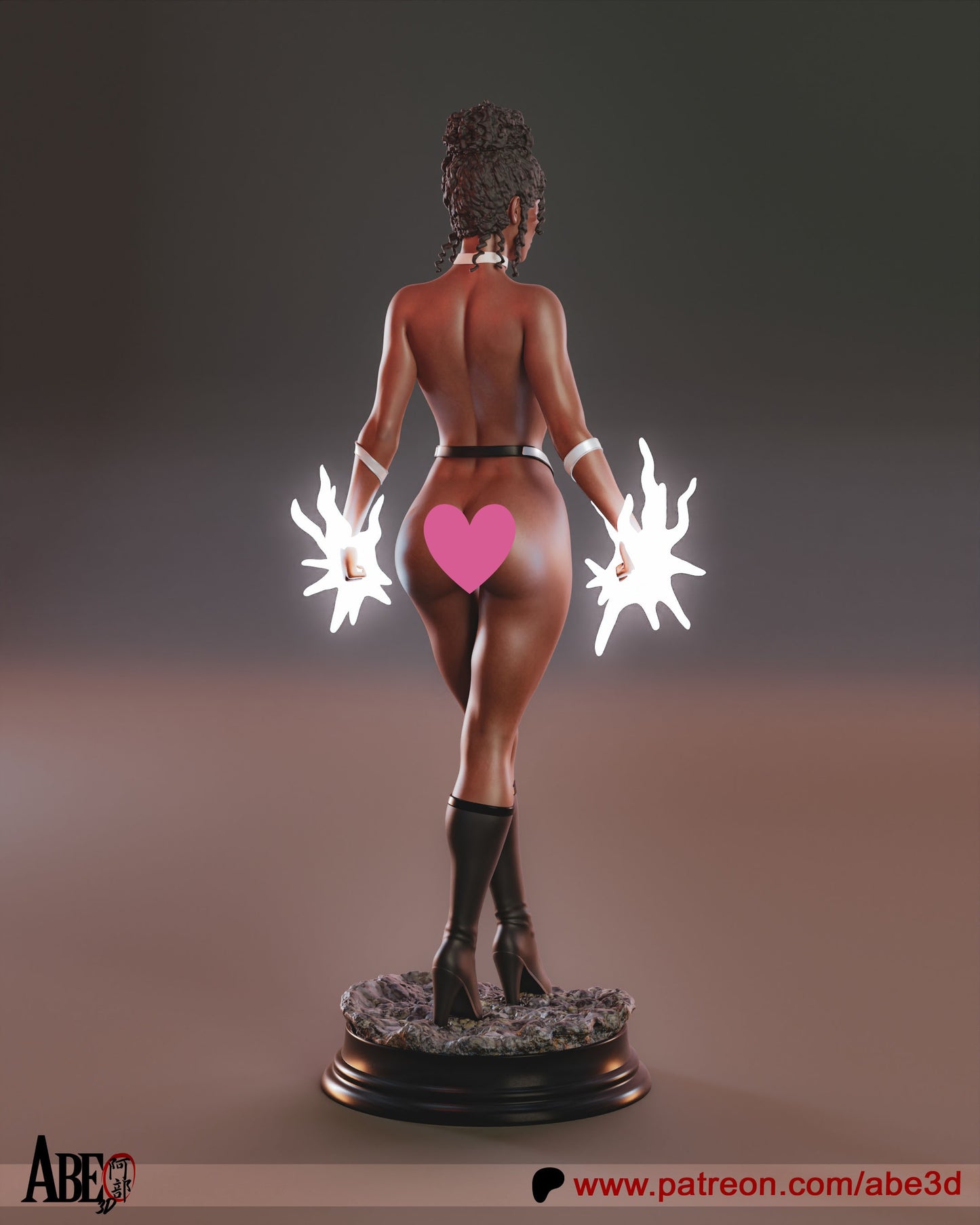 Monica NSFW - Unassembled and Unpainted Garage Kit - Model Designed by Abe3d