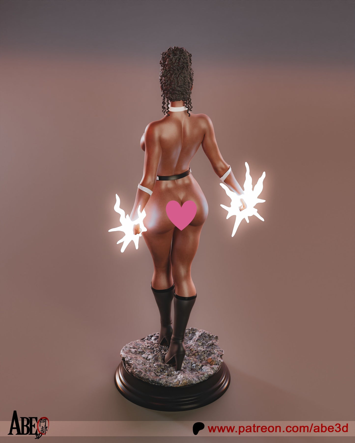 Monica NSFW - Unassembled and Unpainted Garage Kit - Model Designed by Abe3d