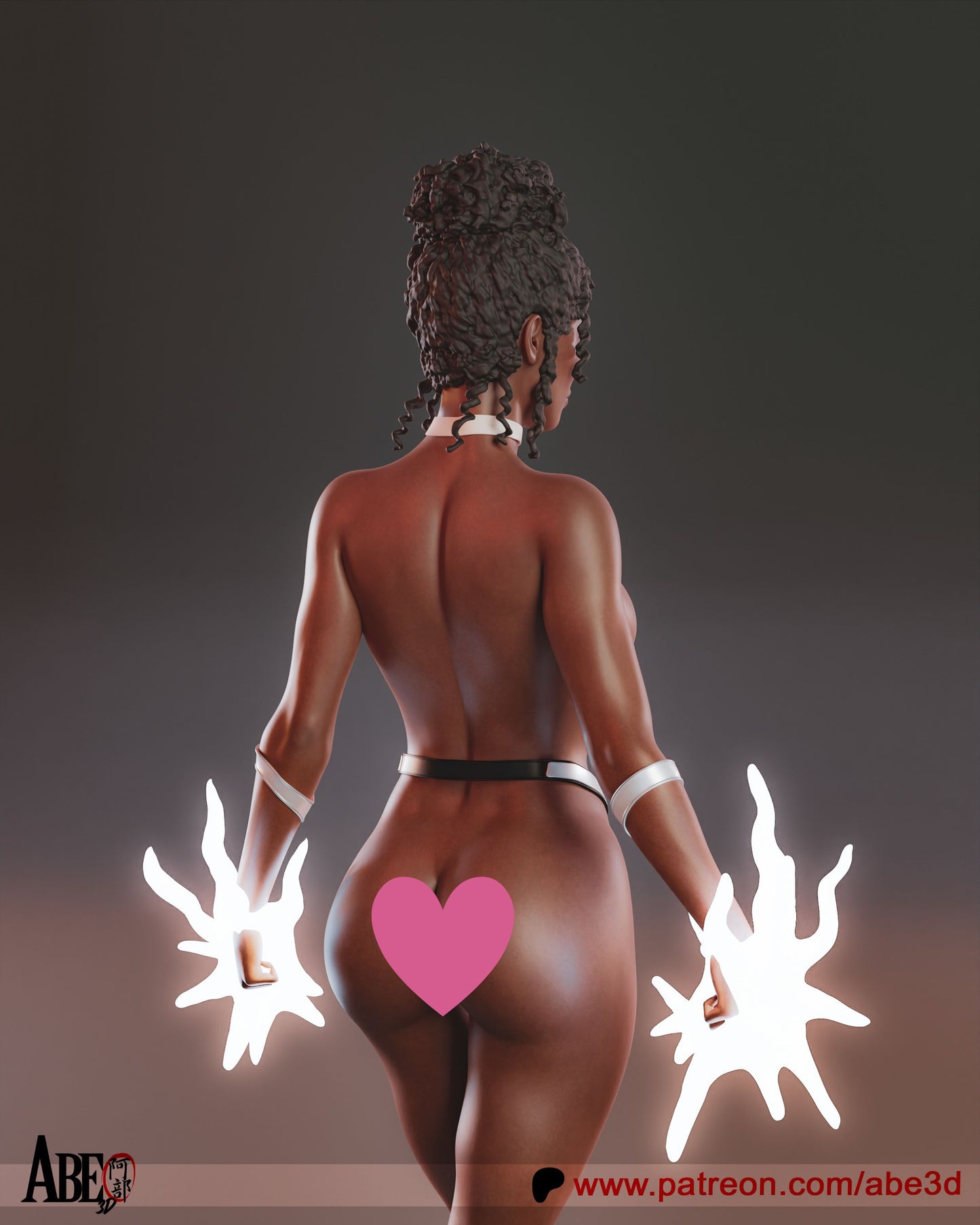 Monica NSFW - Unassembled and Unpainted Garage Kit - Model Designed by Abe3d