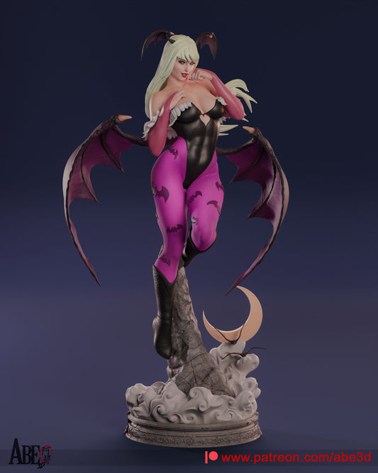 Morrigan - Unassembled and Unpainted Garage Kit - Model Designed by Abe3d