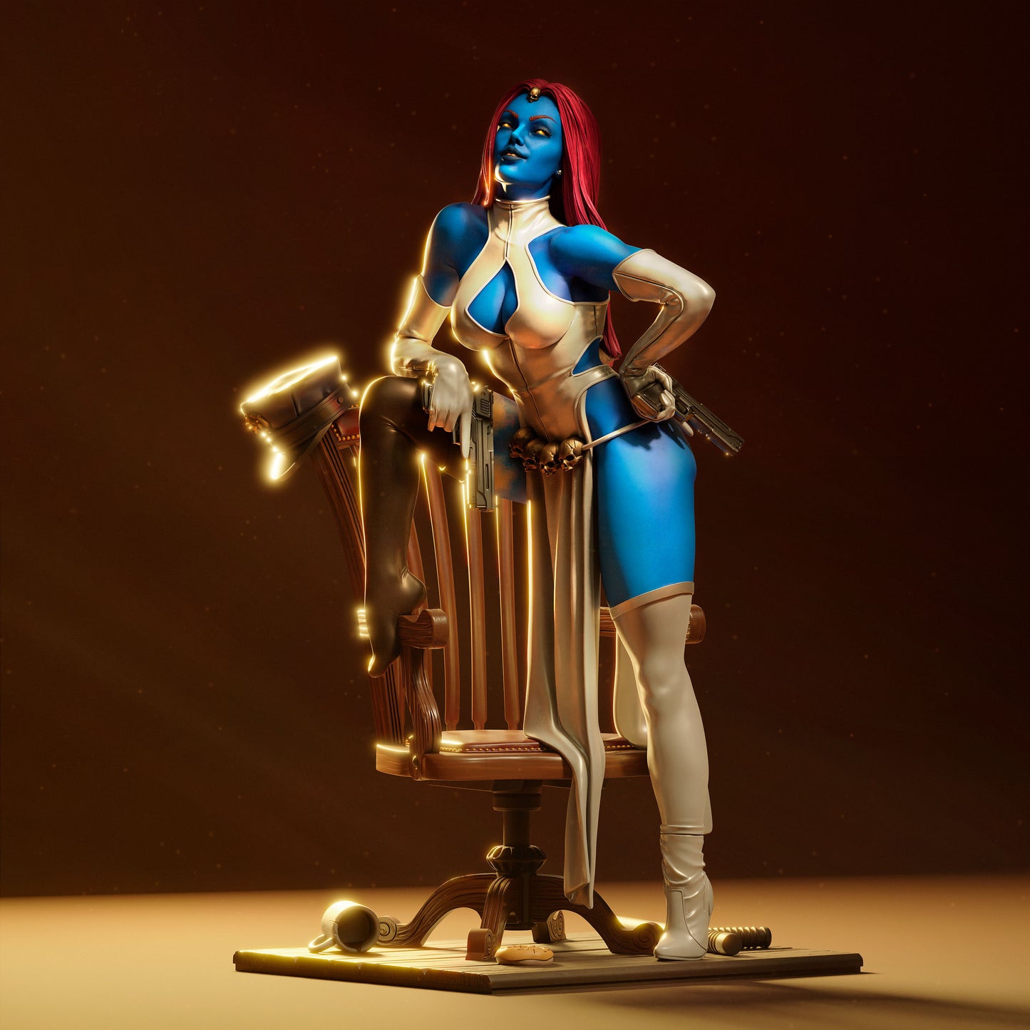 Mystique - Unassembled and Unpainted Garage Kit - Model Designed by Abe3d/DPaula3D